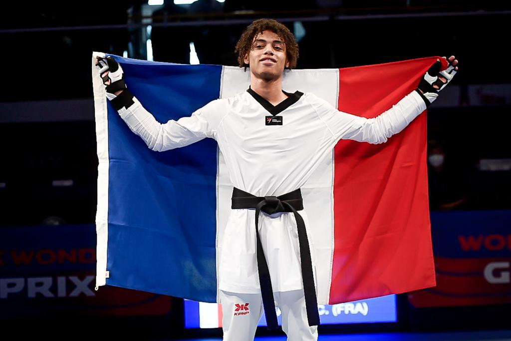 Cyrian Ravet achieved his first Grand Prix gold in his home country ©World Taekwondo