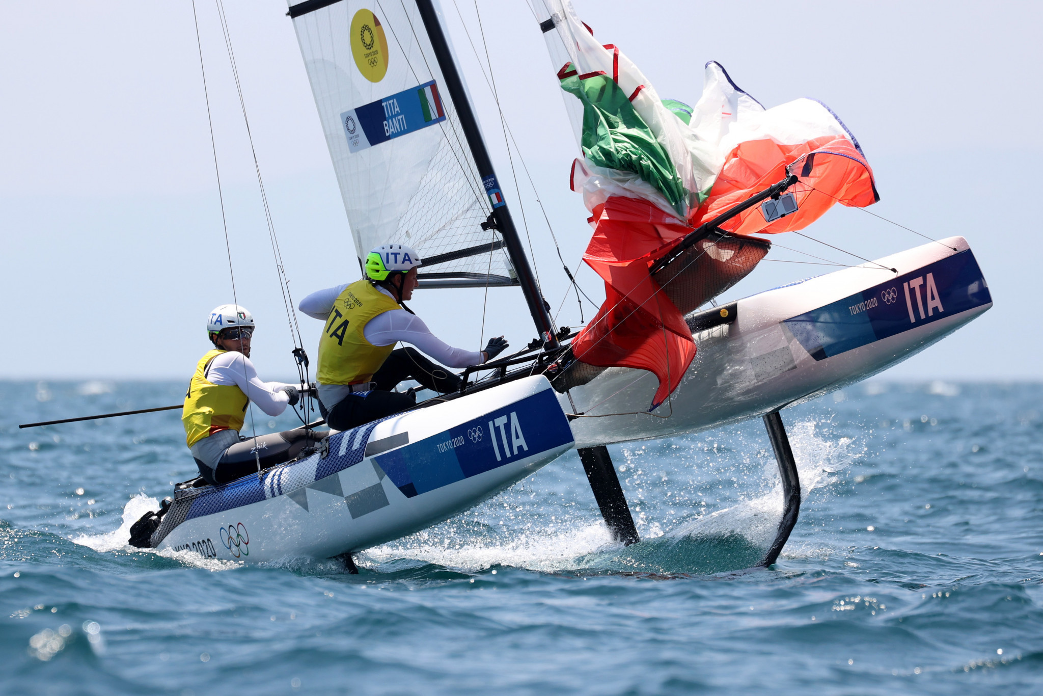 Ruggero Tita and Caterina Banti are proving to be a force to be reckoned with at the Nacra17 World Championships ©Getty Images