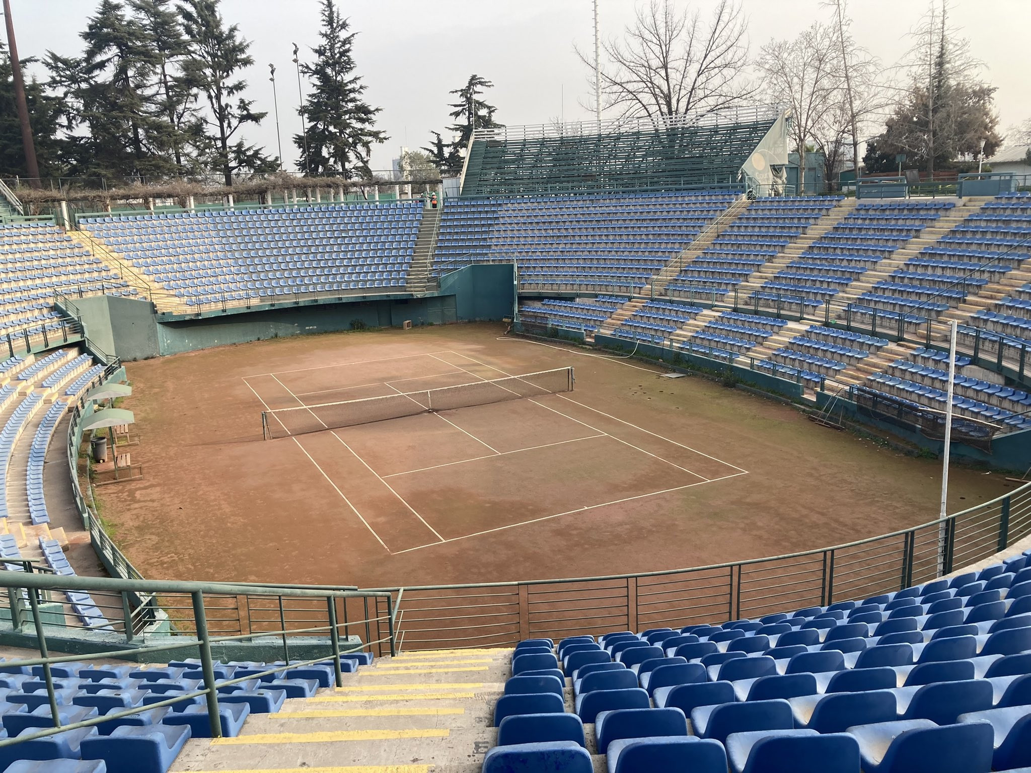 The Court Central Anita Lizana was opened in 1975 and has staged Davis Cup matches ©ITG