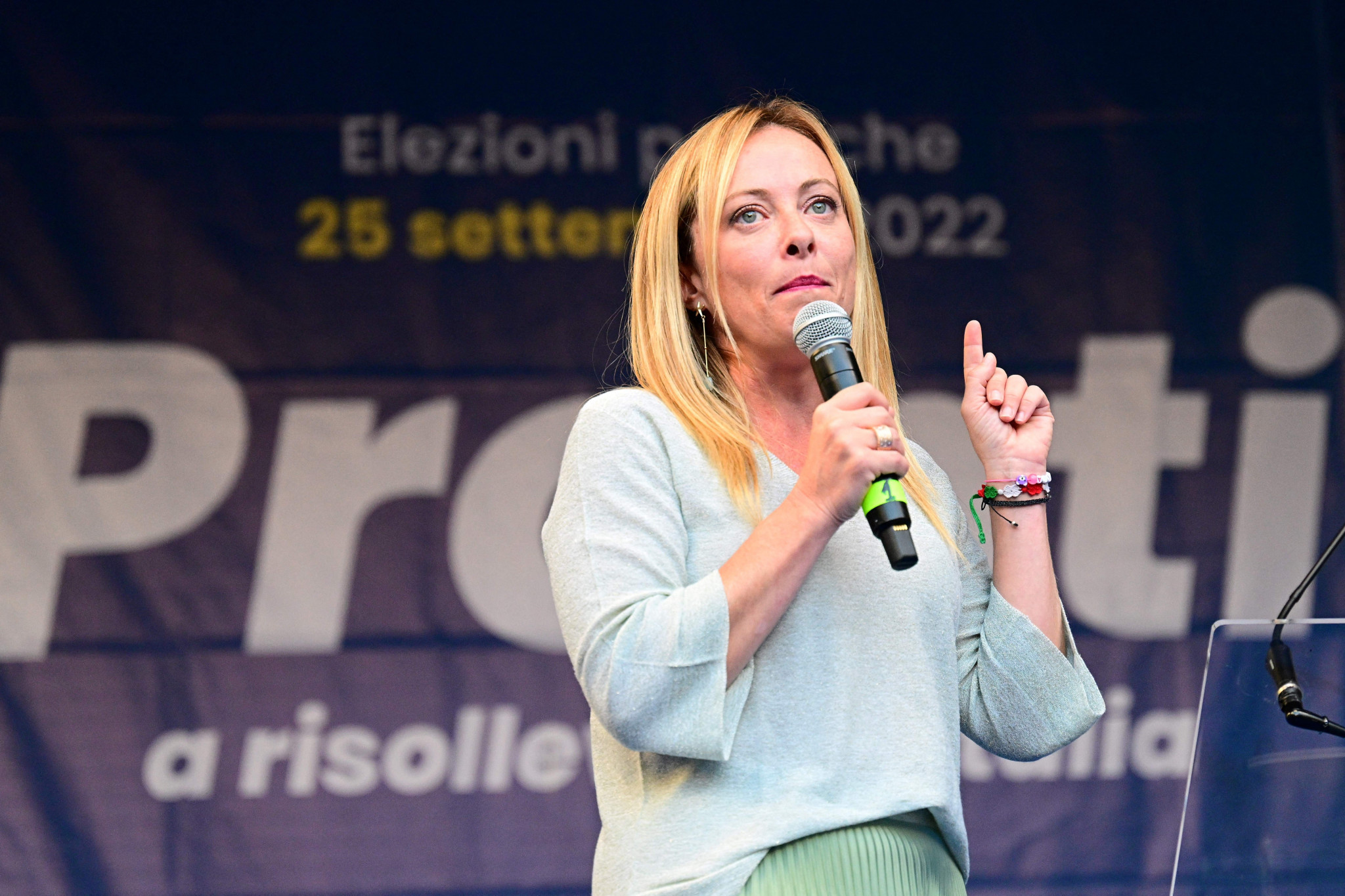 Giorgia Meloni is expected to become Italy's Prime Minister after the election, and her Brothers of Italy party has insisted that a new Government should decide on "strategic decisions" such as the formation of the make-up of the Milan Cortina 2026 Organising Committee ©Getty Images