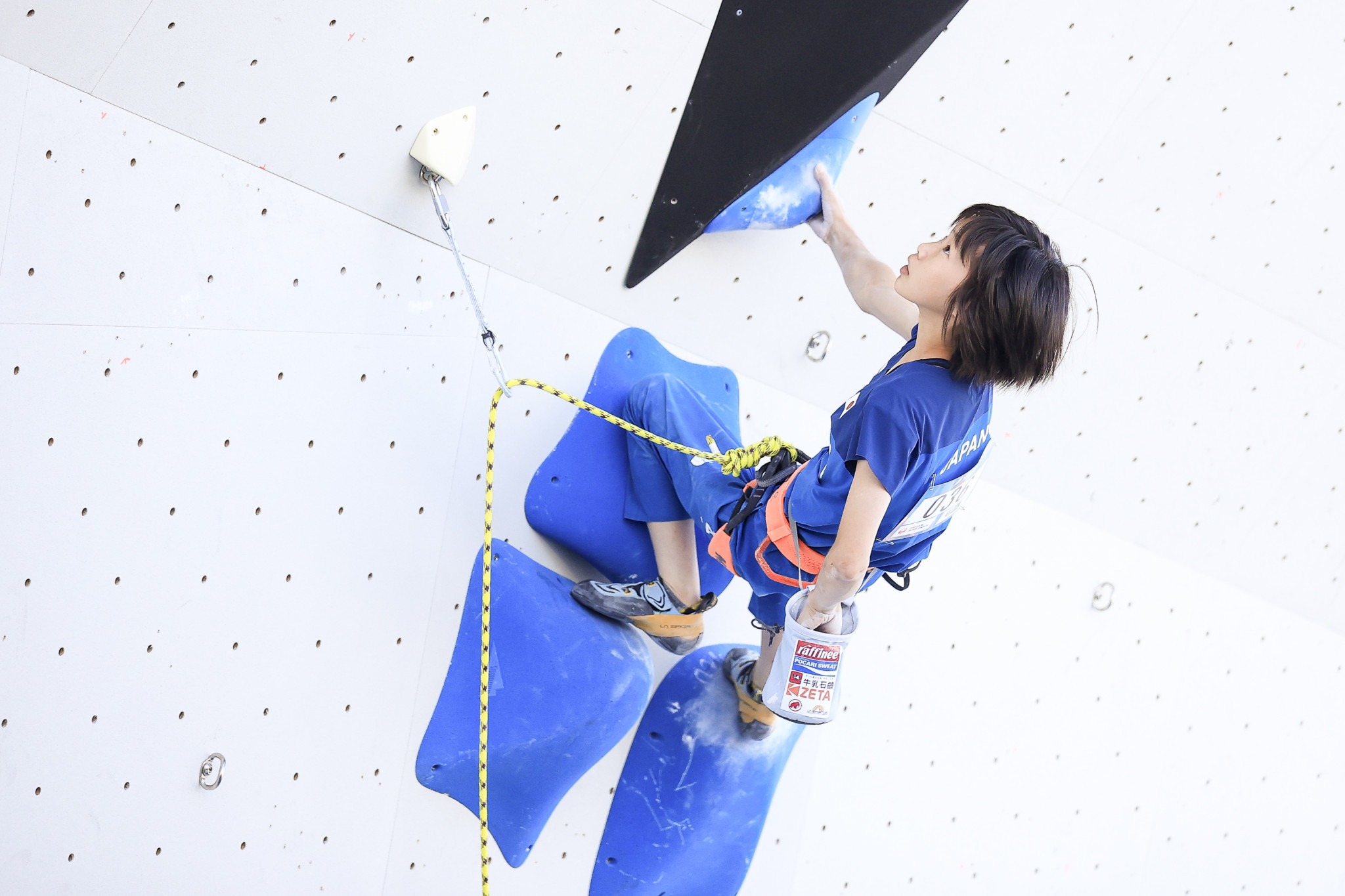 Japan's Ai Mori won the women's lead event at the IFSC World Cup in Koper ©Dimitris Tosidis/IFSC
