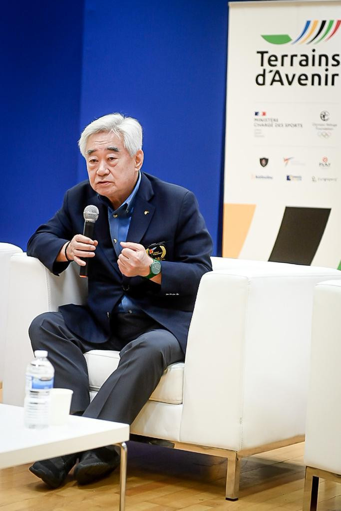 Chungwon Choue told the conference that the THF is counting on them to creating a legacy ©World Taekwondo