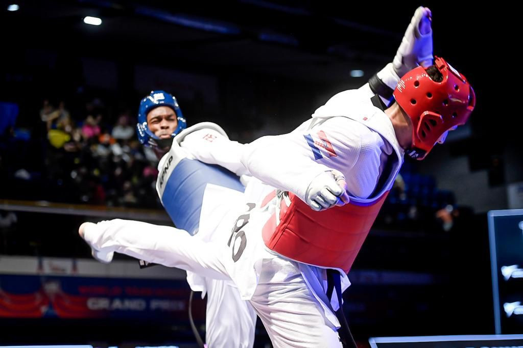 Rafael Alba bounced back from a second round defeat to win the deciding third round ©World Taekwondo