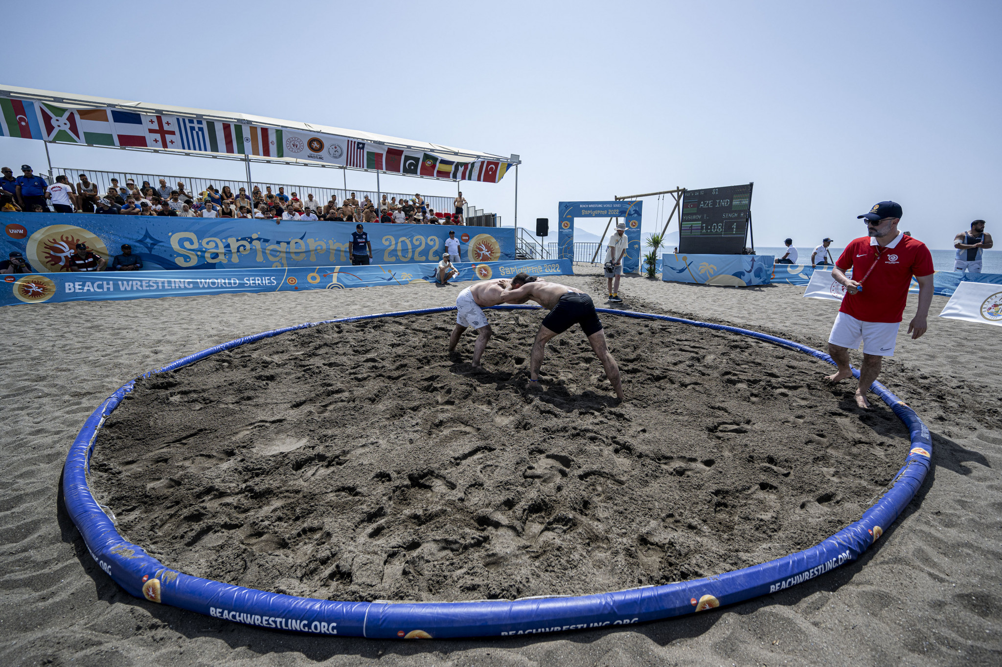 Constanța was the final stop of the Beach Wrestling World Series season ©Getty Images