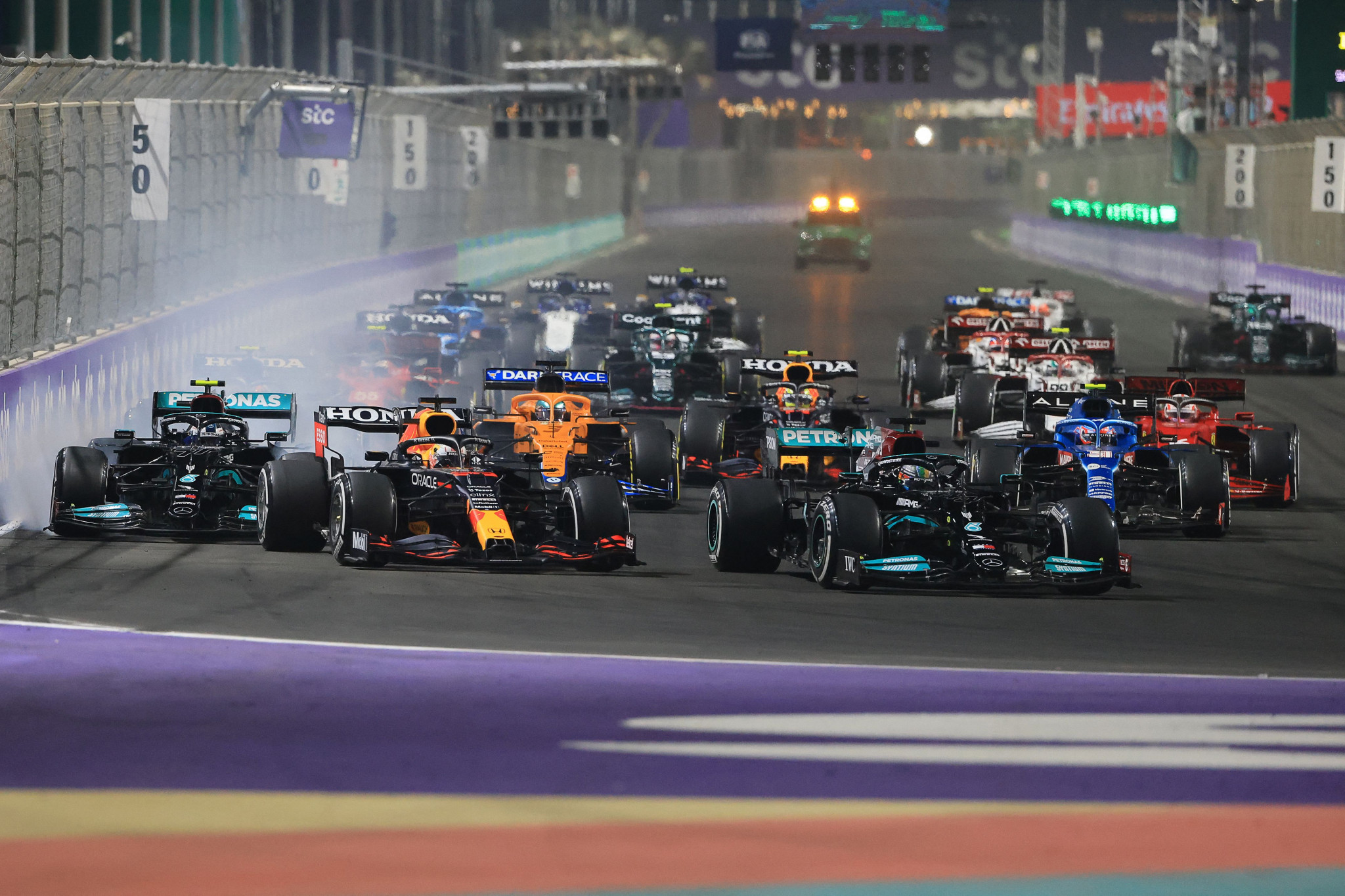 The Formula One Saudi Arabian Grand Prix was held for the first time in 2021 ©Getty Images