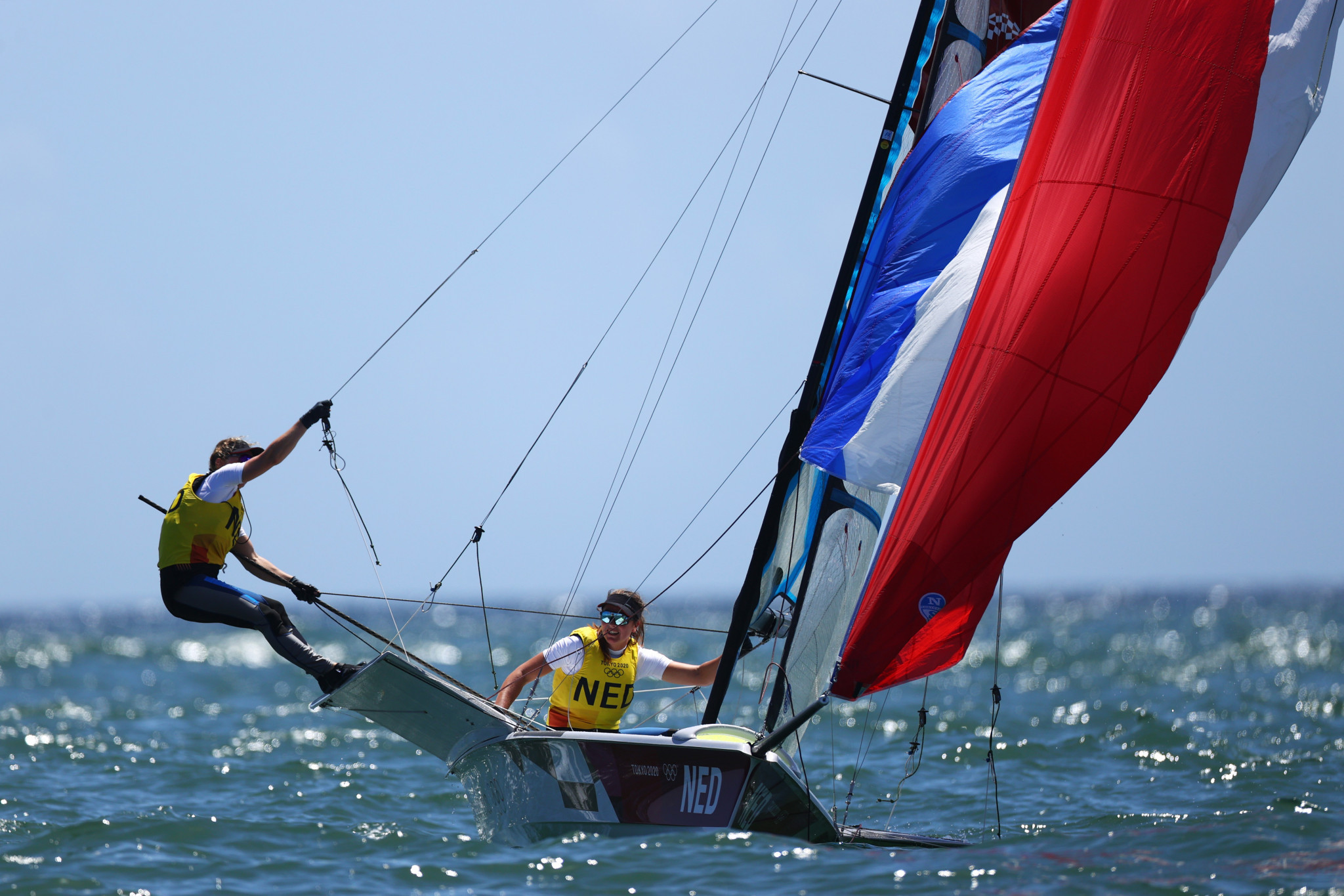 Dutch sail to 49er and 49erFX world titles as Italy secure Nacra17 gold in Nova Scotia