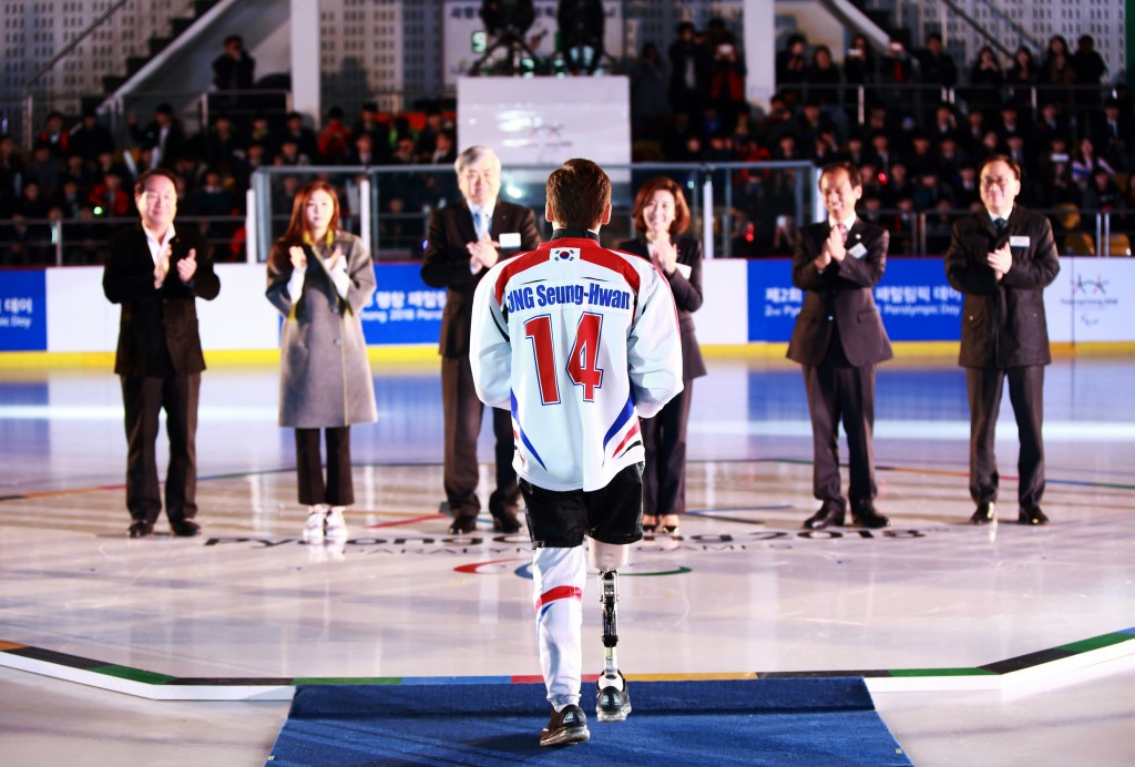 Ice sledge hockey player named Pyeongchang 2018 Honorary Ambassador on second Paralympic Day