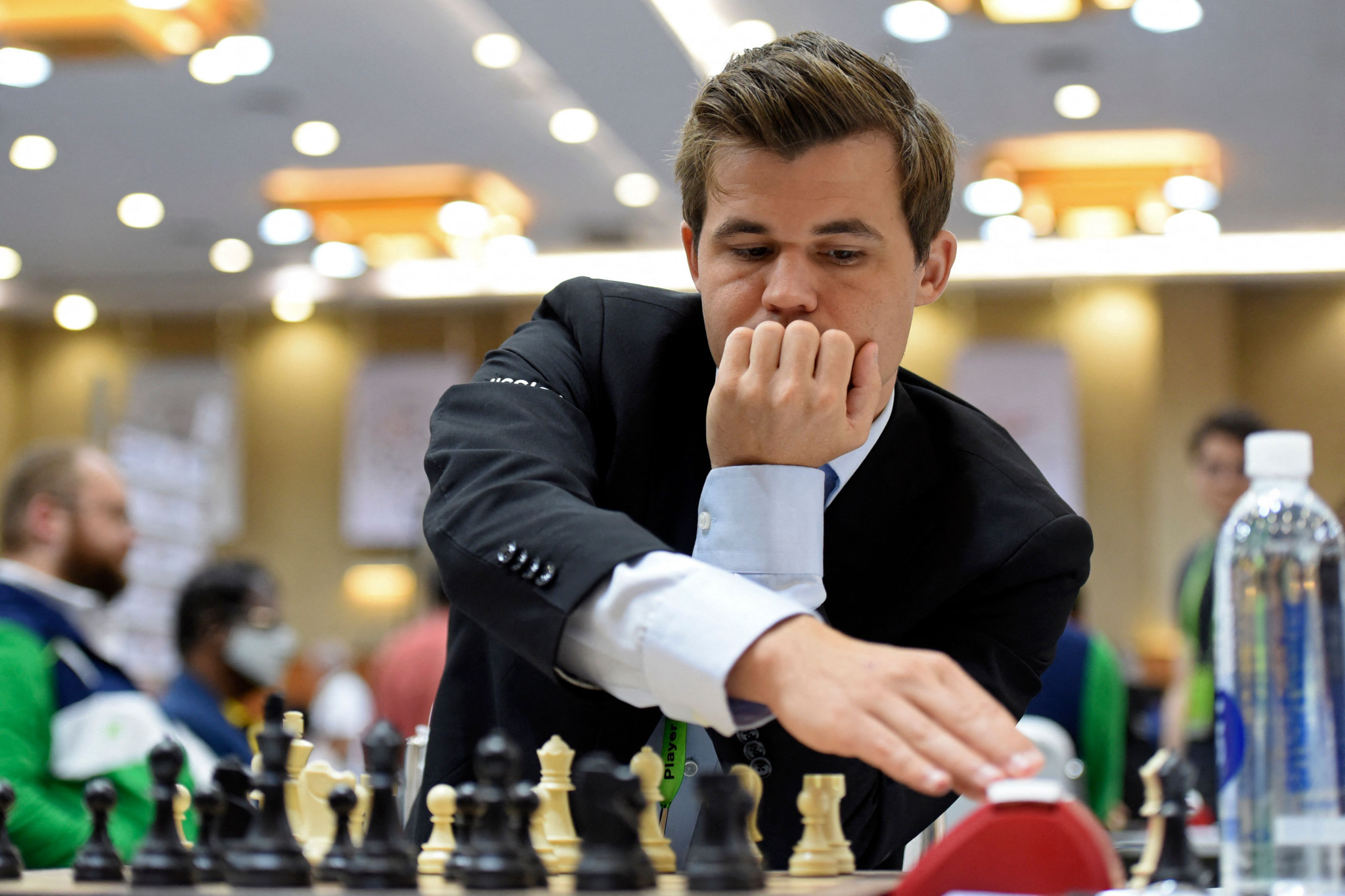 Norway's Magnus Carlsen announced his withdrawal after three rounds of the Sinquefield Cup ©Getty Images