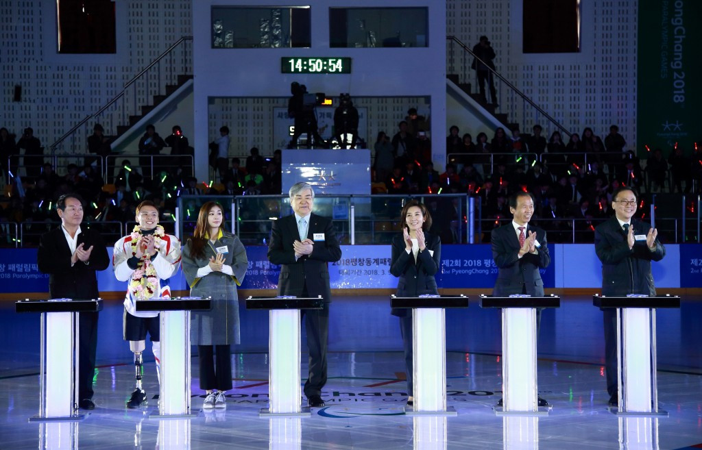 The second Pyeongchang 2018 Paralympic Day was attended by a host of dignitaries and officials 