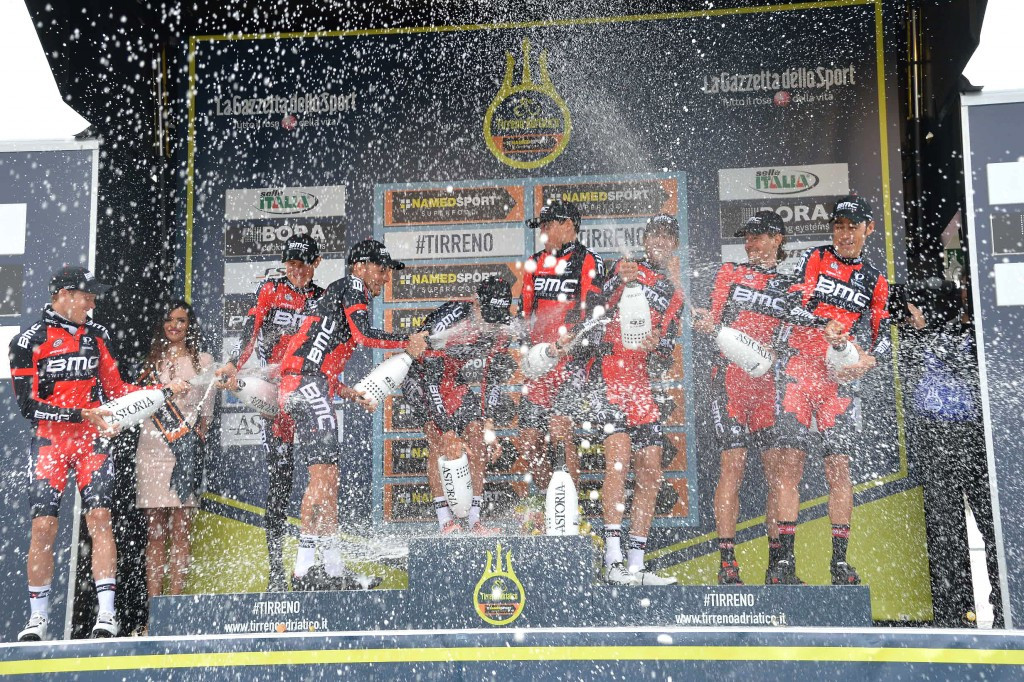 BMC Racing won the team time trial at Tirreno-Adriatico ©ANSA / PERI - ZENNARO