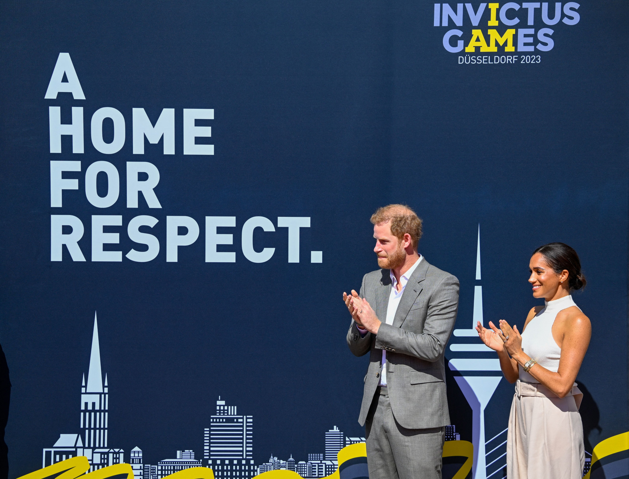Prince Harry helps unveil motto for 2023 Invictus Games in Düsseldorf with year to go