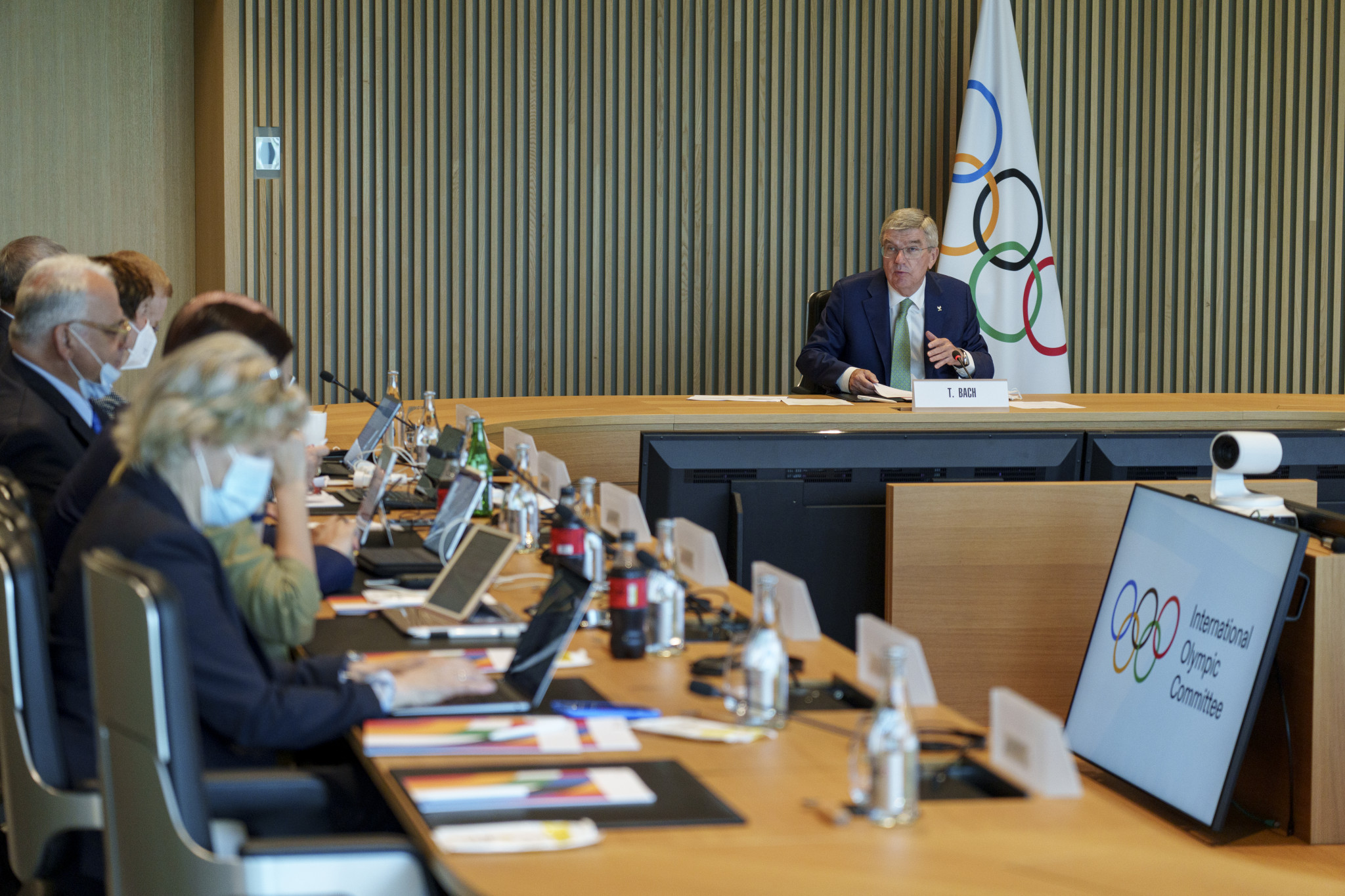 The two-day IOC Executive Board meeting is due to be held at Olympic House in Lausanne, although some members will join online ©IOC/Greg Martin