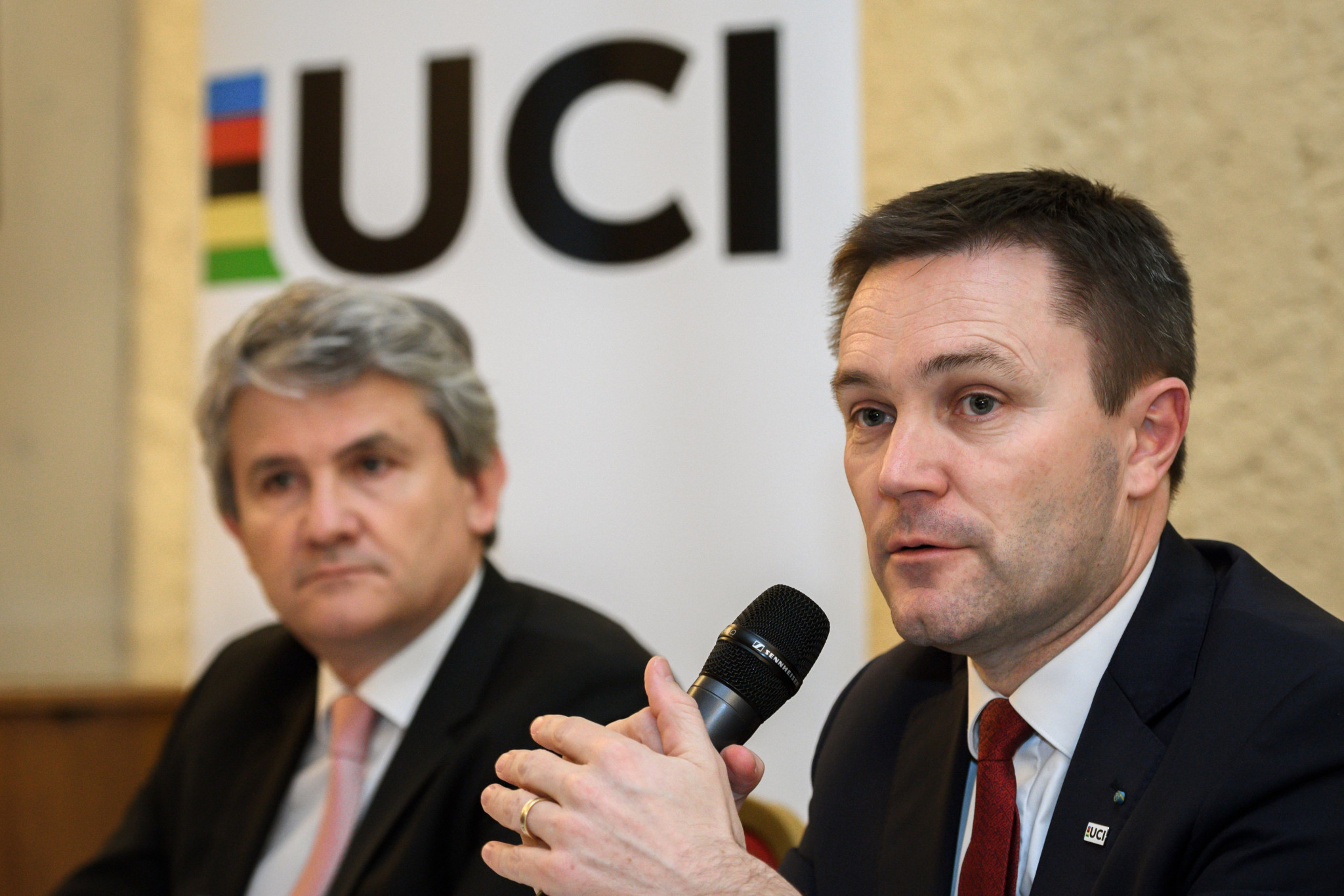 UCI President David Lappartient claimed that his "vision is now becoming a reality" with the first-ever combined Cycling World Championships ©UCI
