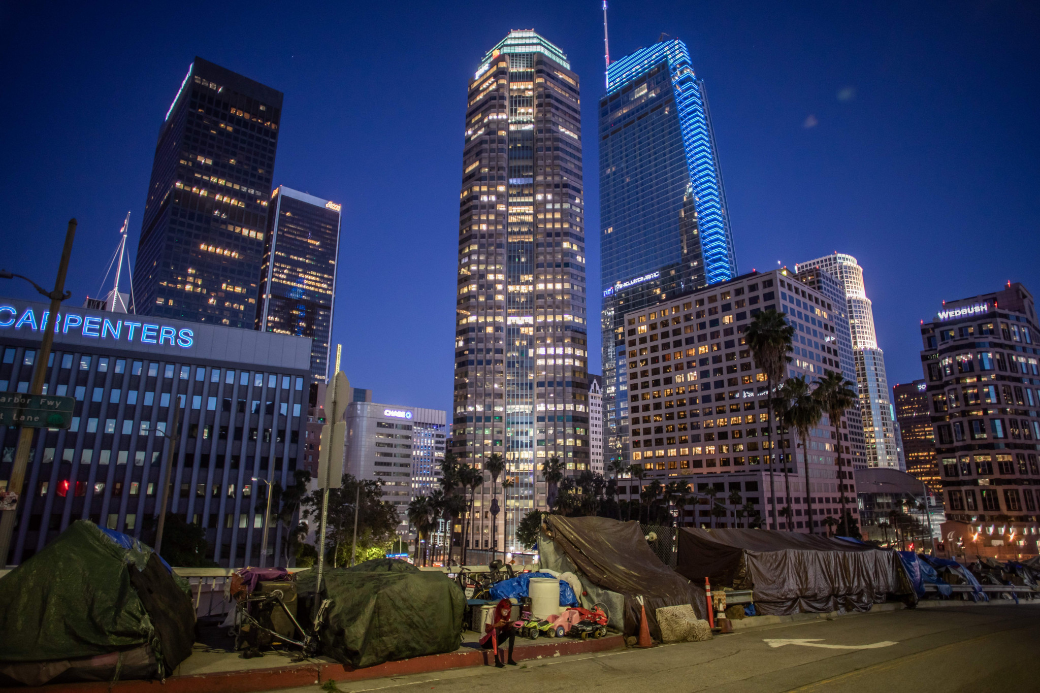 The housing crisis particularly affects cities like Los Angeles ©Getty Images