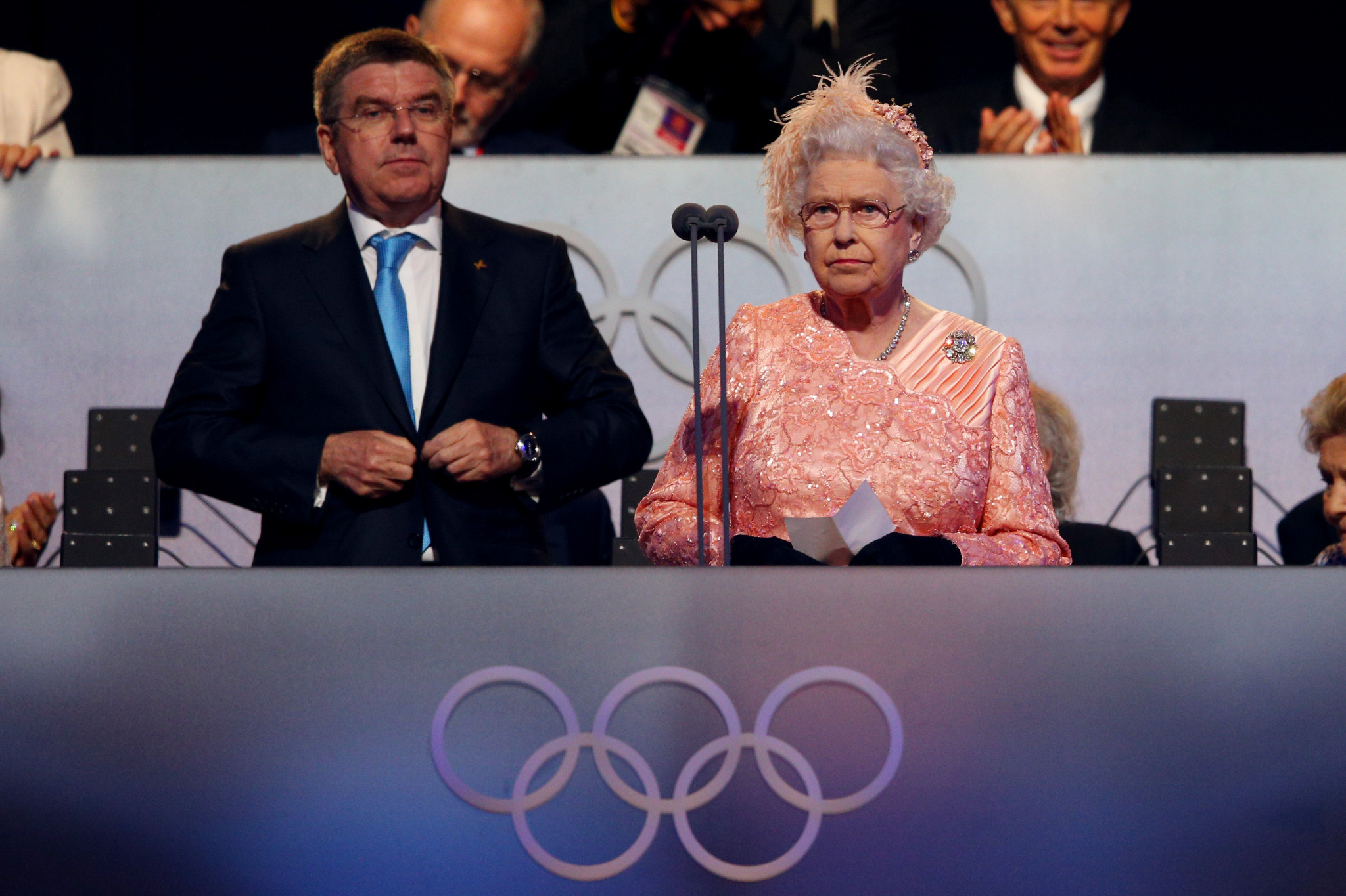 Queen Elizabeth II opens the London 2012 Olympics ©Getty Images