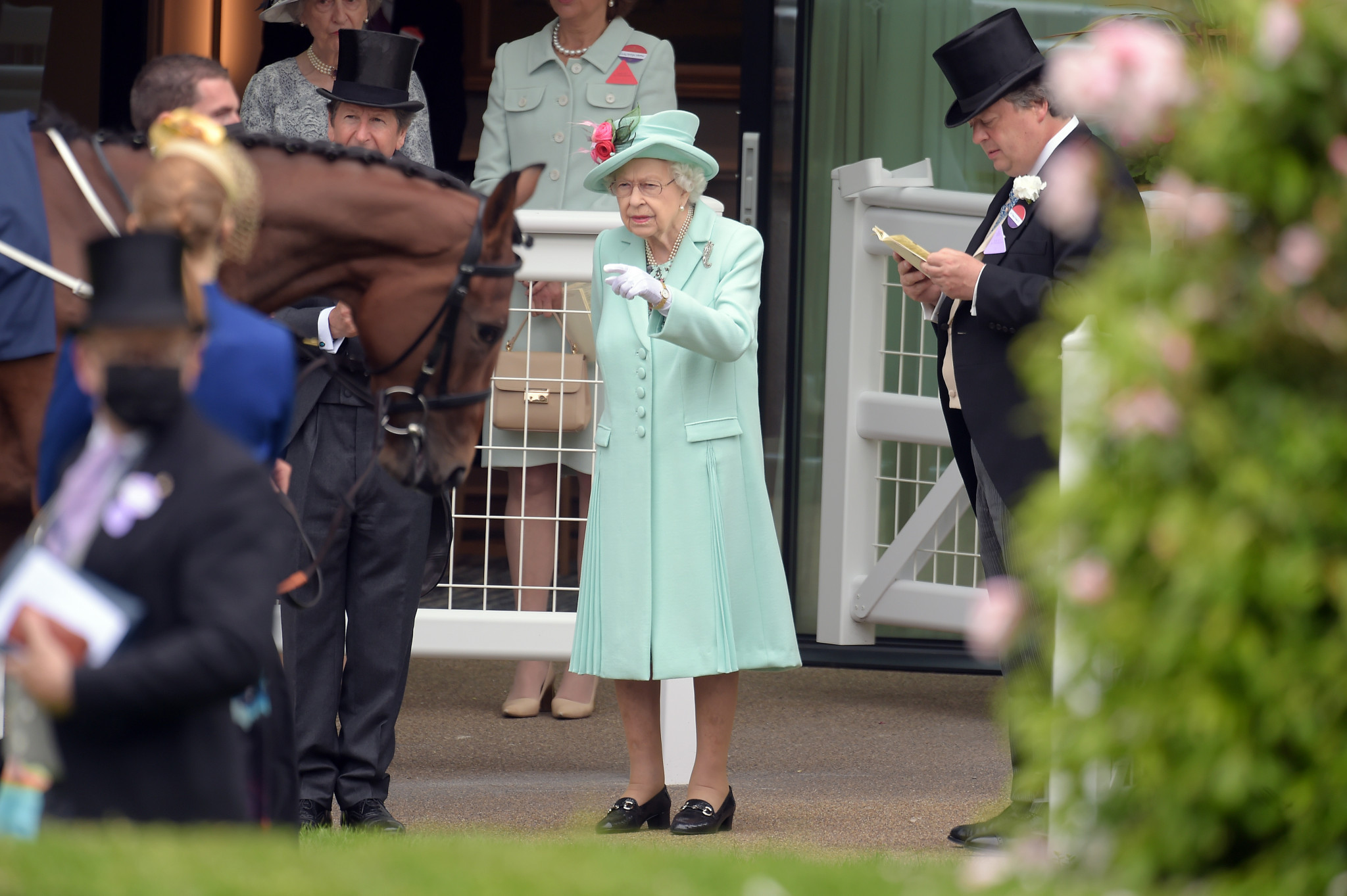Queen Elizabeth II was a keen fan of horse racing and regularly attended major meetings in Britain during his reign, including Royal Ascot ©Getty Images