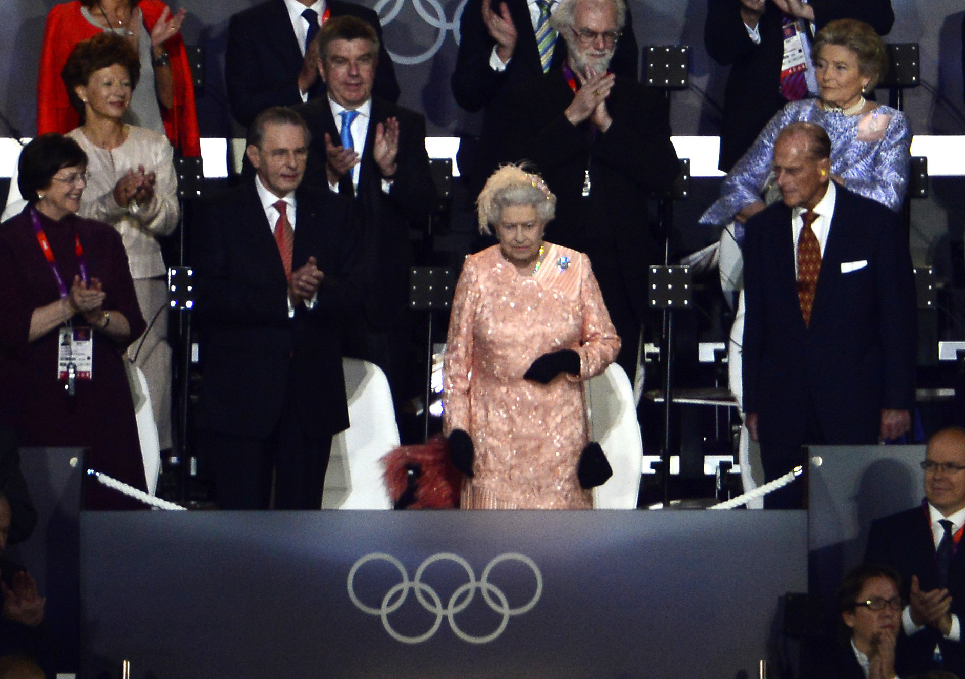 The Queen's arrival in the Royal Box at London 2012 ©Getty Images