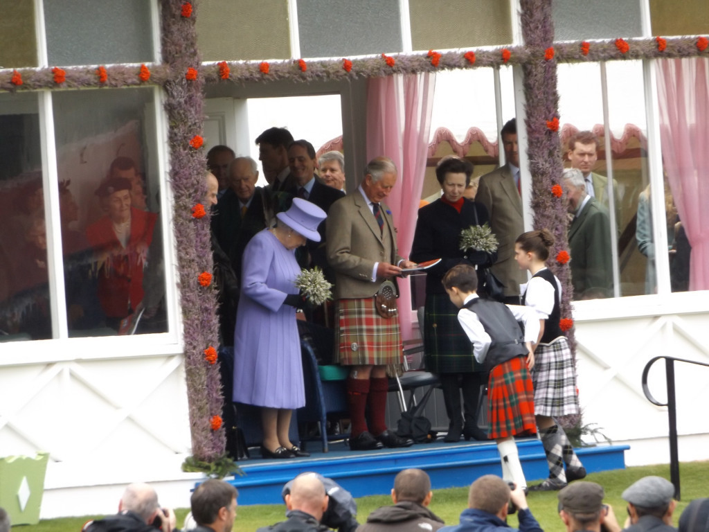 Queen Elizabeth II was a regular visitor to the Braemar Highland Gathering for almost 80 years ©ITG