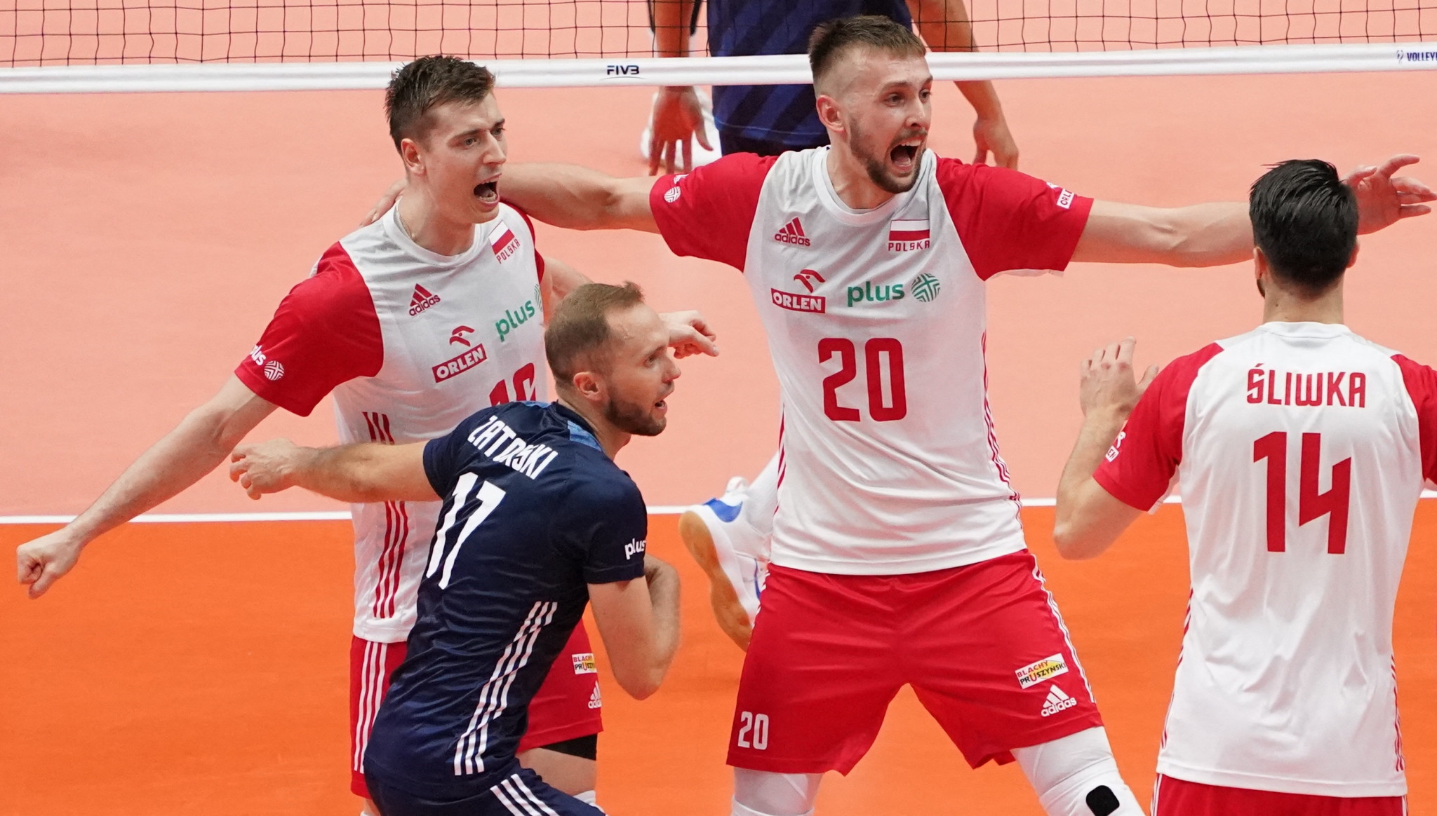 Poland were forced to dig deep to beat the US in five sets in Gliwice ©Getty Images