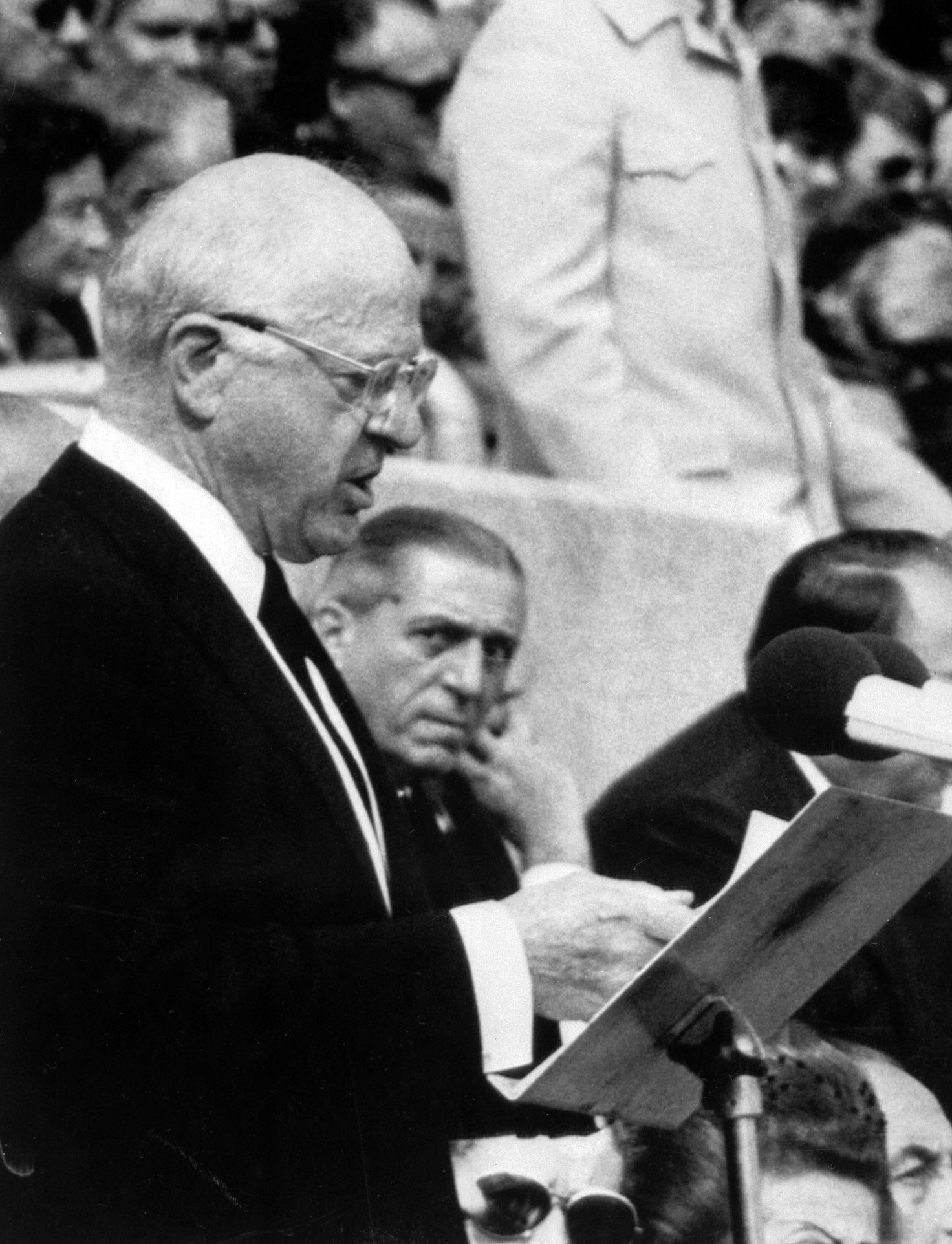 IOC President Avery Brundage made a controversial speech at the memorial service in 1972  ©Getty Images
