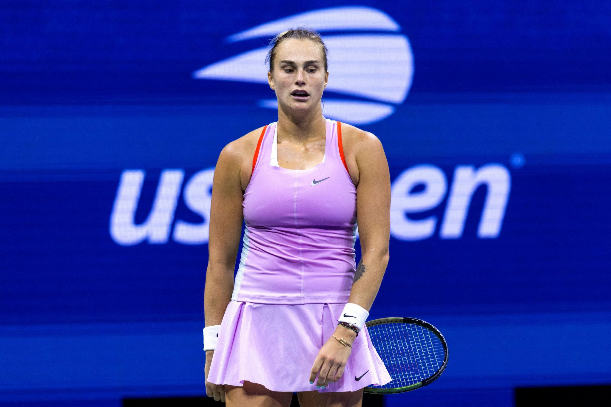 Sabalenka, who is from Belarus but playing as a neutral, has now lost a US Open semi-final in back-to-back years ©Getty Images