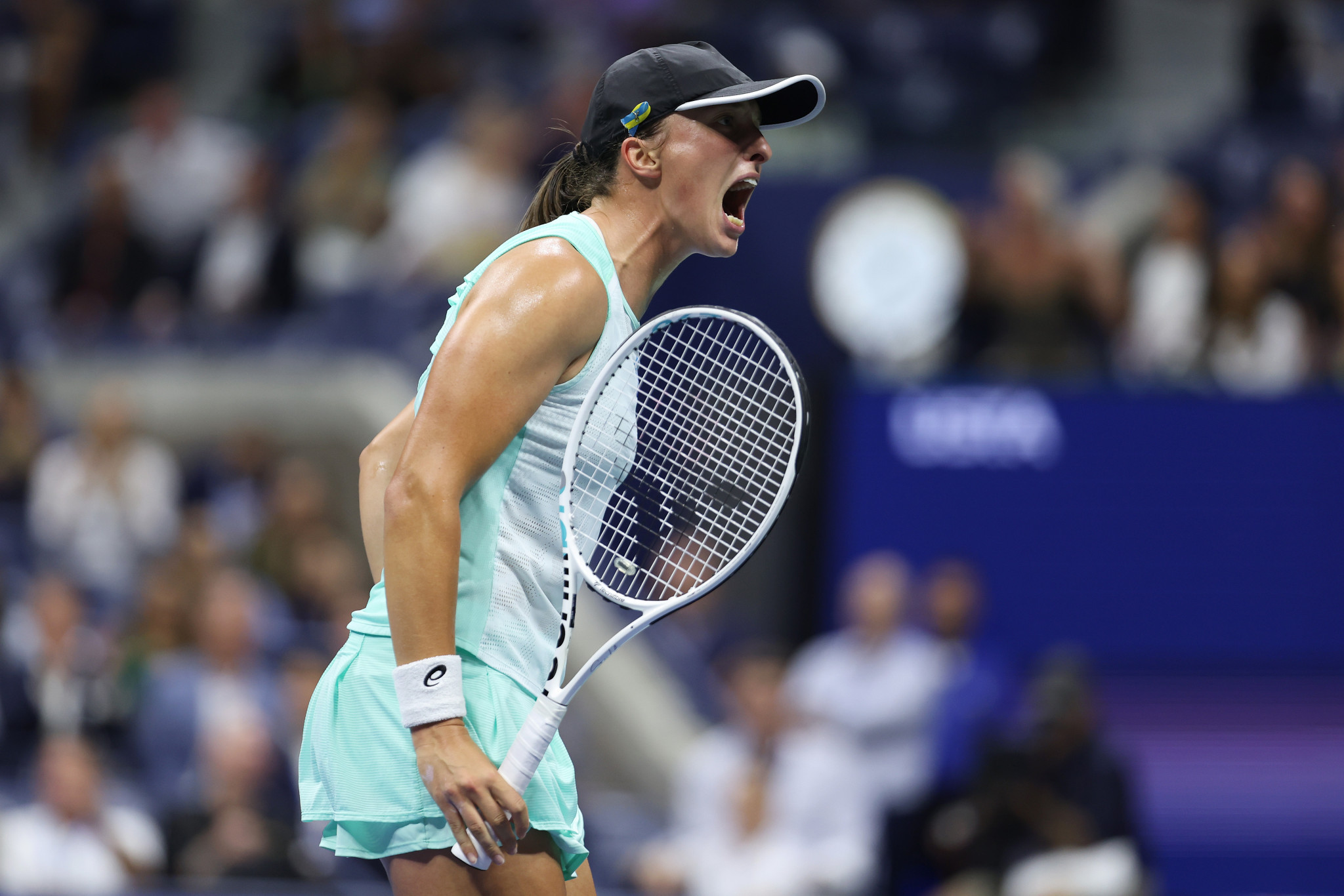 Świątek is the reigning French Open champion and another Grand Slam title in New York City would cement her status as the best women's tennis player n the world ©Getty Images