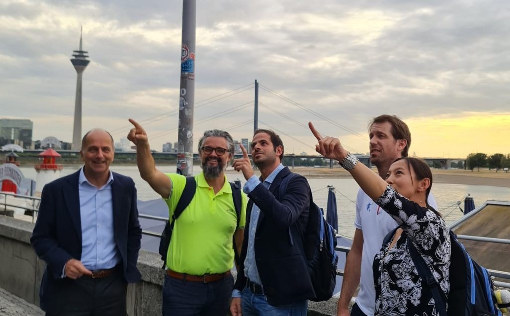 A FISU delegation visited Düsseldorf to inspect preparations for Rhine-Ruhr 2025 ©Rhine-Ruhr 2025