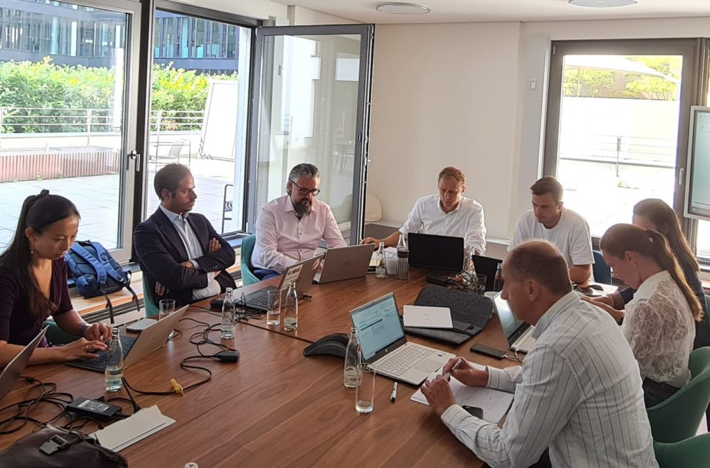 The FISU representatives were given updates on the Games' brand identity, marketing plan, media distribution strategy and accommodation planning ©Rhine-Ruhr 2025