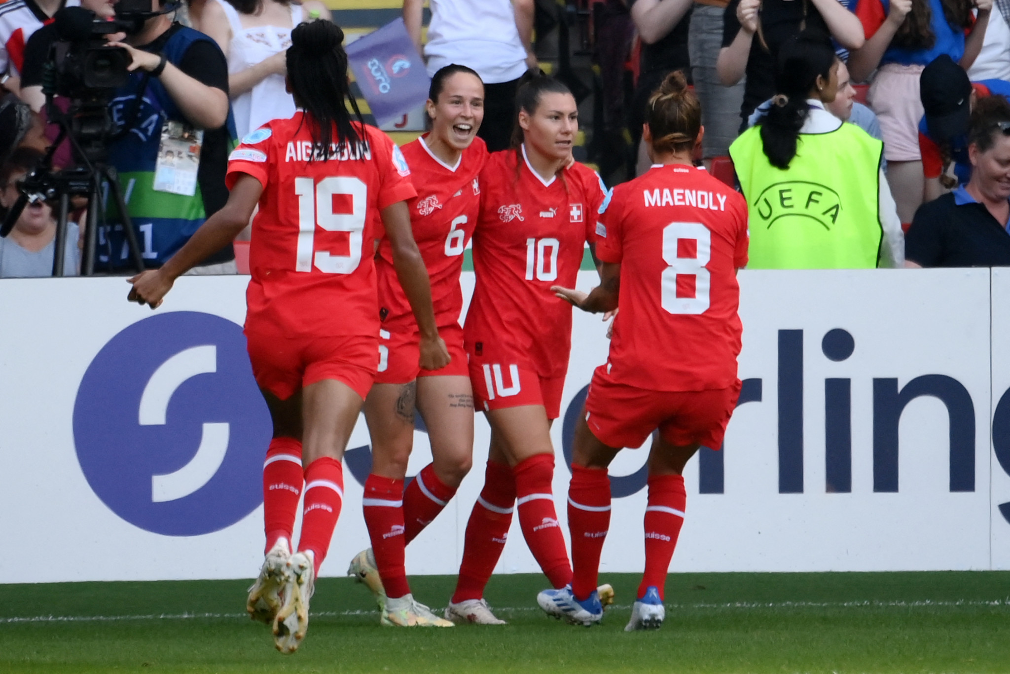 Switzerland are the highest ranked team in the UEFA playoffs for the 2023 FIFA Women's World Cup ©Getty Images
