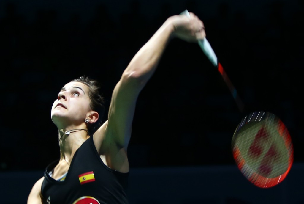 World number one Carolina Marin battled into the second round ©Getty Images