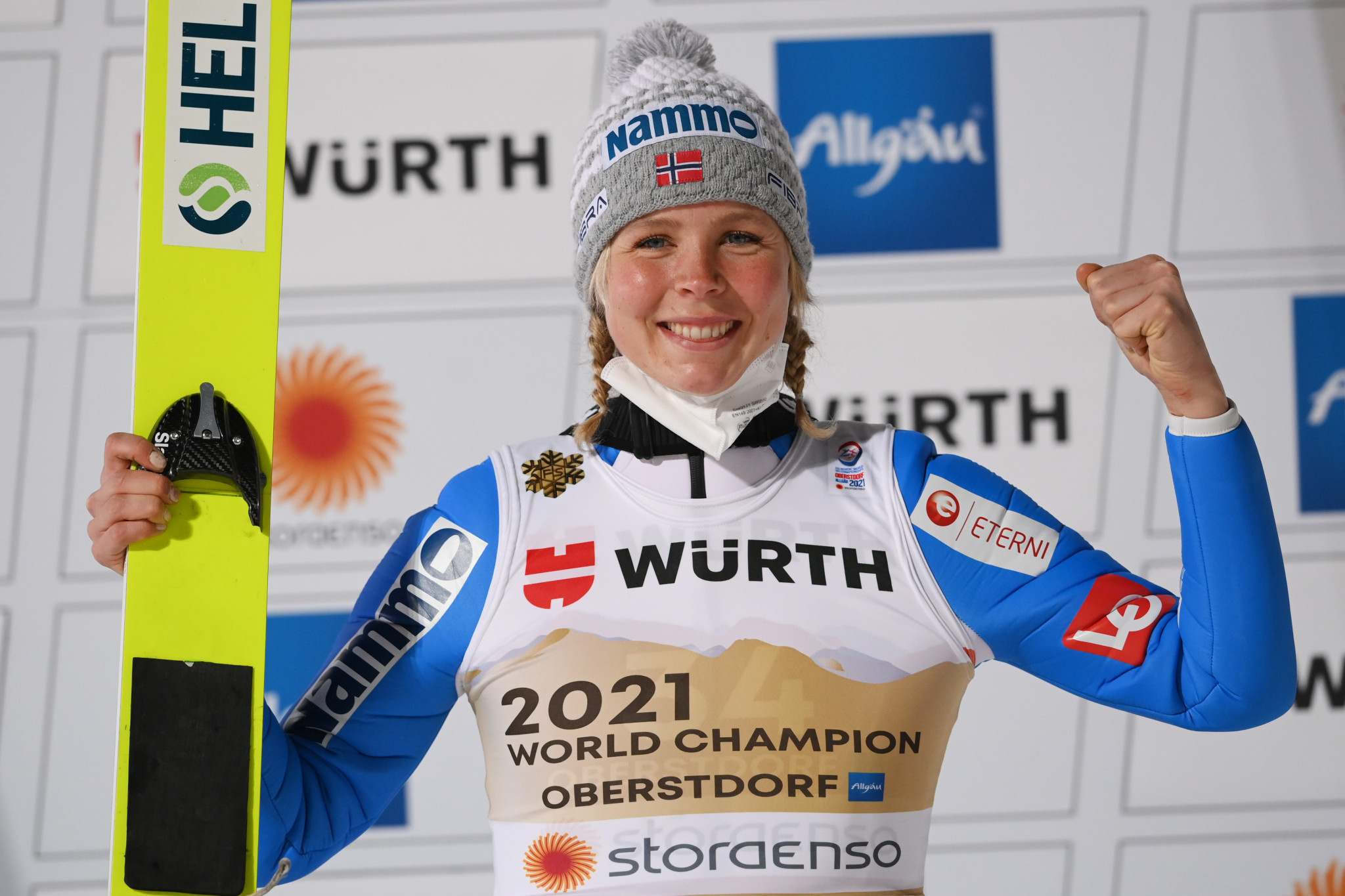 Norway's Pyeongchang 2018 Olympic gold medallist Maren Lundby missed Beijing 2022 in a move to protect her health ©Getty Images