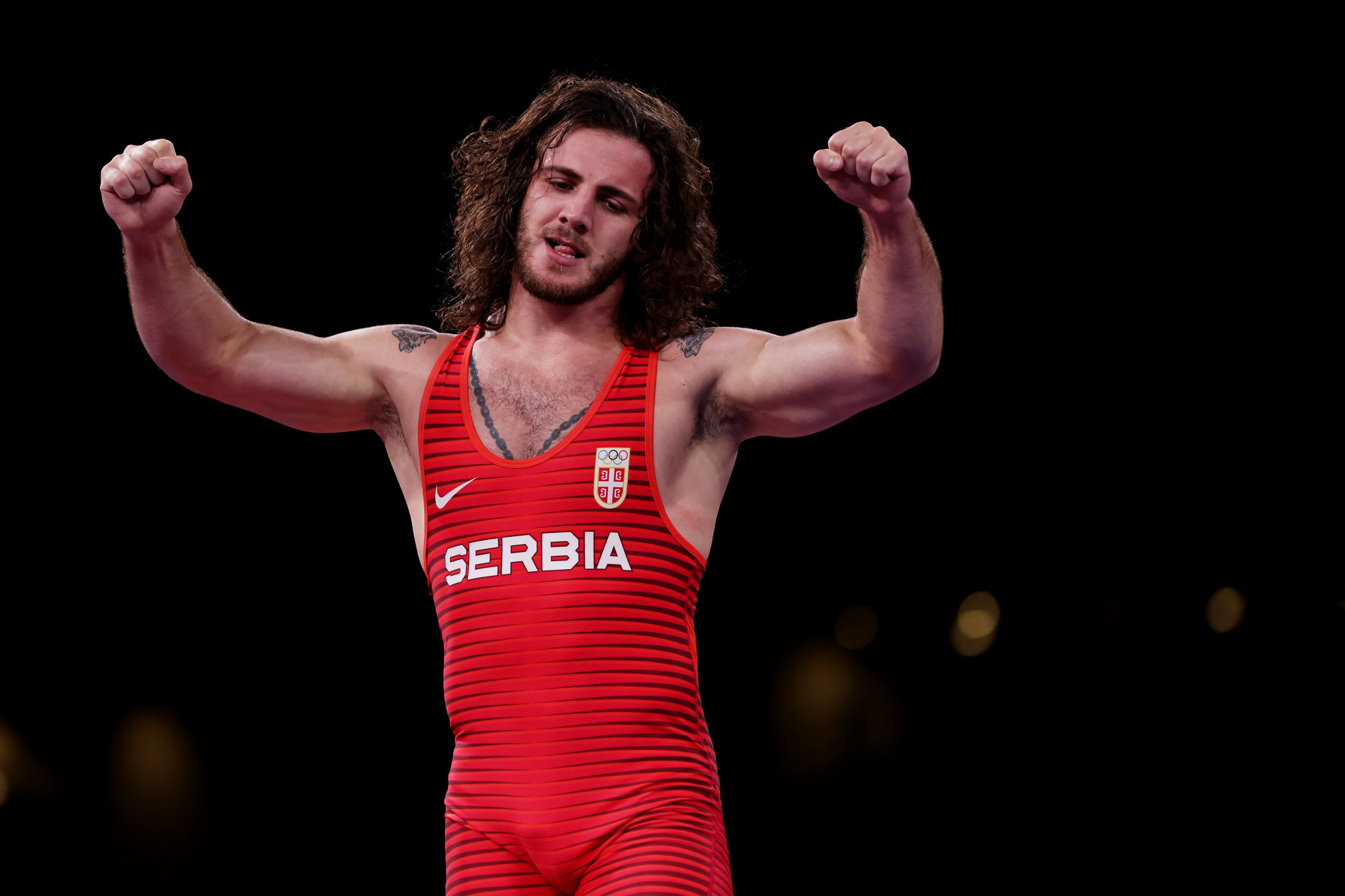 Zurabi Datunashvili was one of two Serbian gold medallists at the World Wrestling Championships ©Getty Images