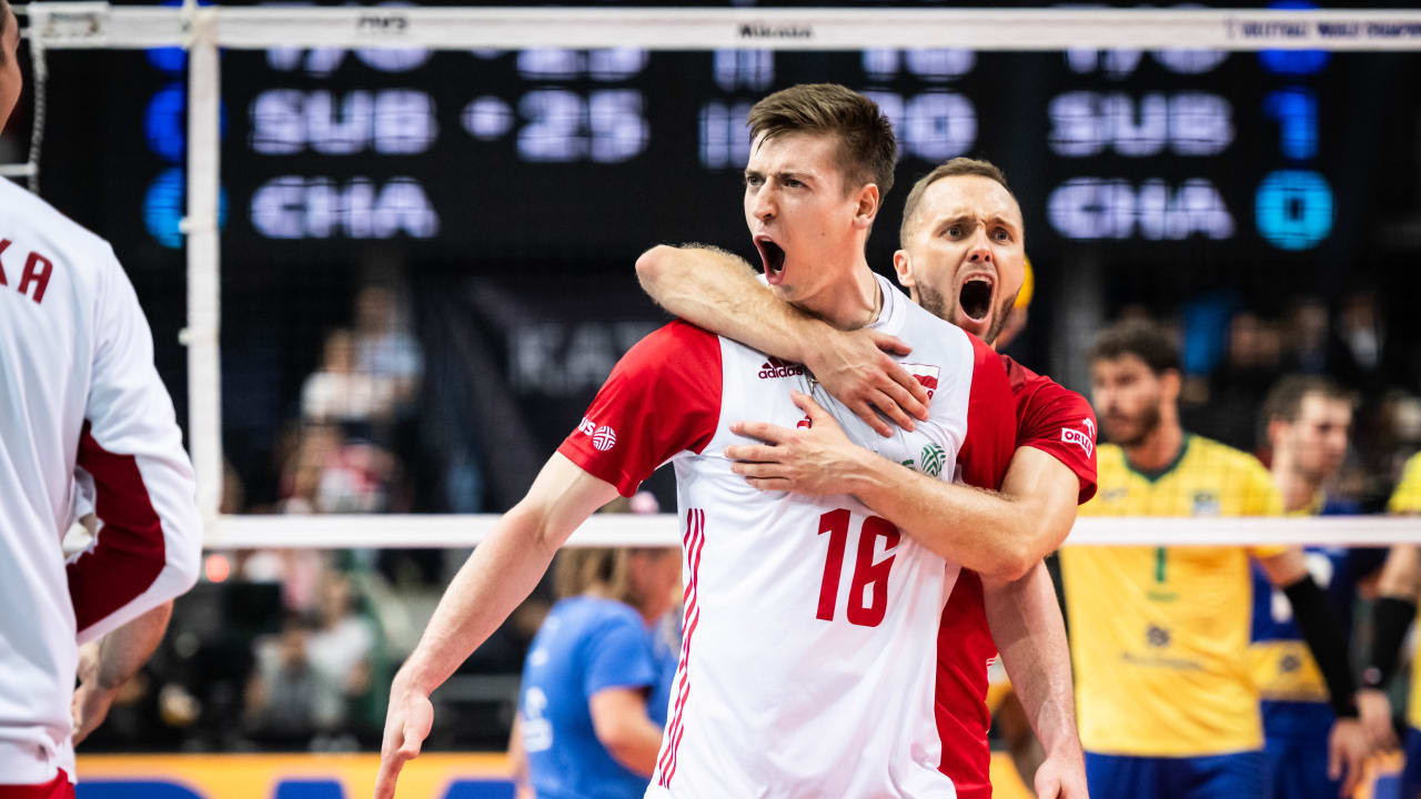 Poland advanced to their fifth Men's World Volleyball Championship final with a win against Brazil ©Volleyball World