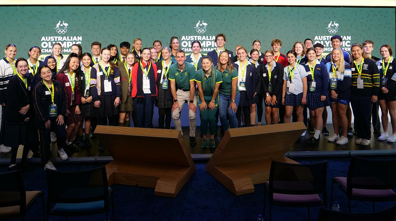 AOC holds latest Change-Makers youth forum with Olympians