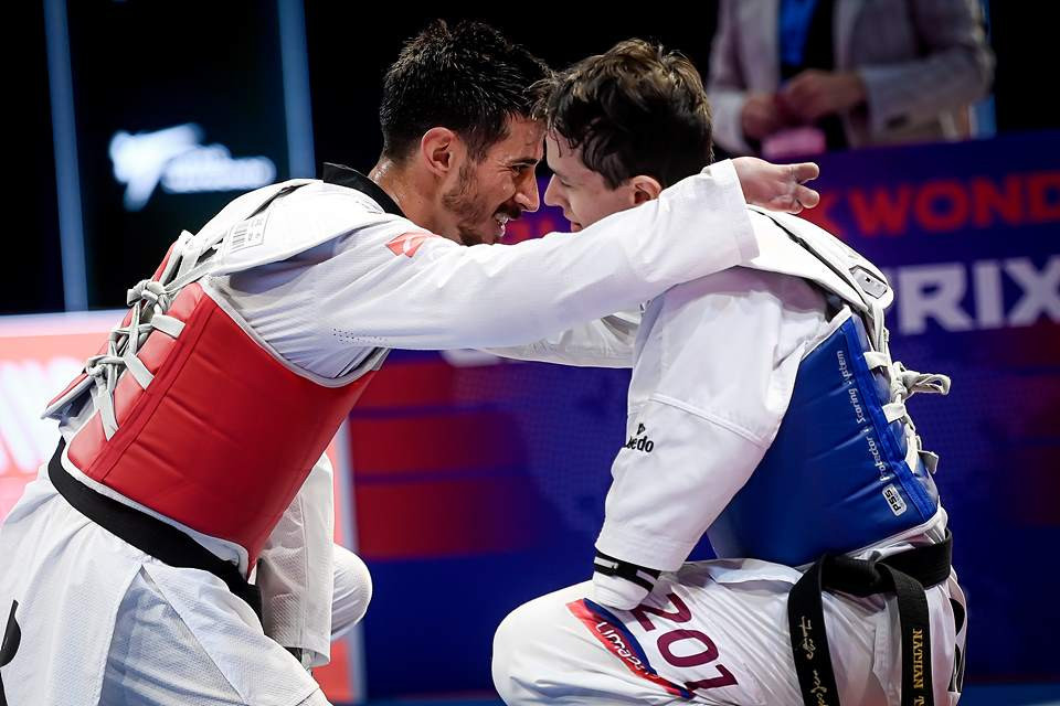 Para taekwondo athletes fought for gold medals at a Grand Prix in Paris ©World Taekwondo