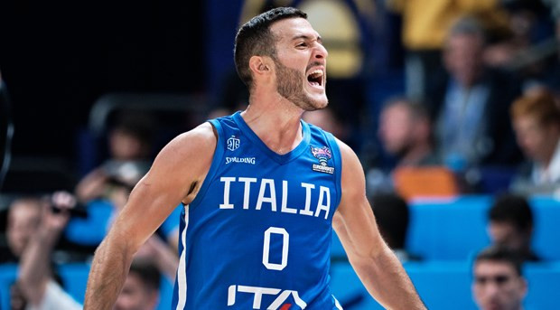 Marco Spissu was one of four Italian players to score in double digits ©FIBA