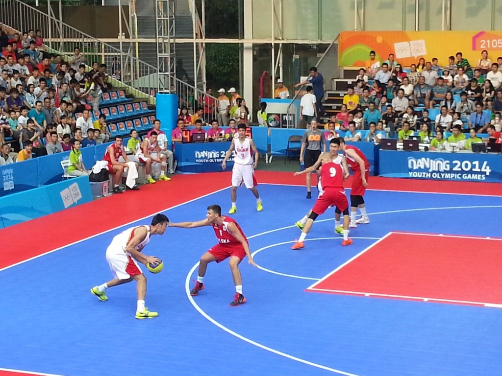 Successful 3x3 basketball competitions were held at both the 2010 and 2014 Summer Youth Olympic Games ©ITG