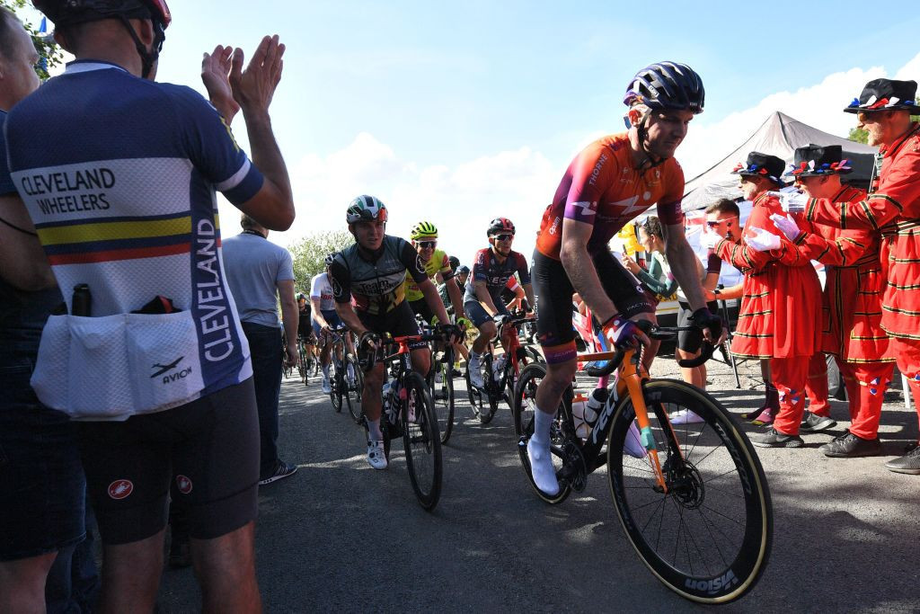 The Tour of Britain cycling event, which had three stages remaining, was cancelled in the wake of last Thursday's announcement of the death of Queen Elizabeth II ©Getty Images