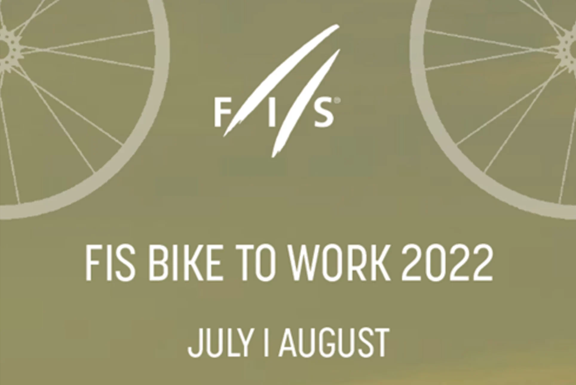 FIS has re-introduced the Bike to Work Challenge ©FIS