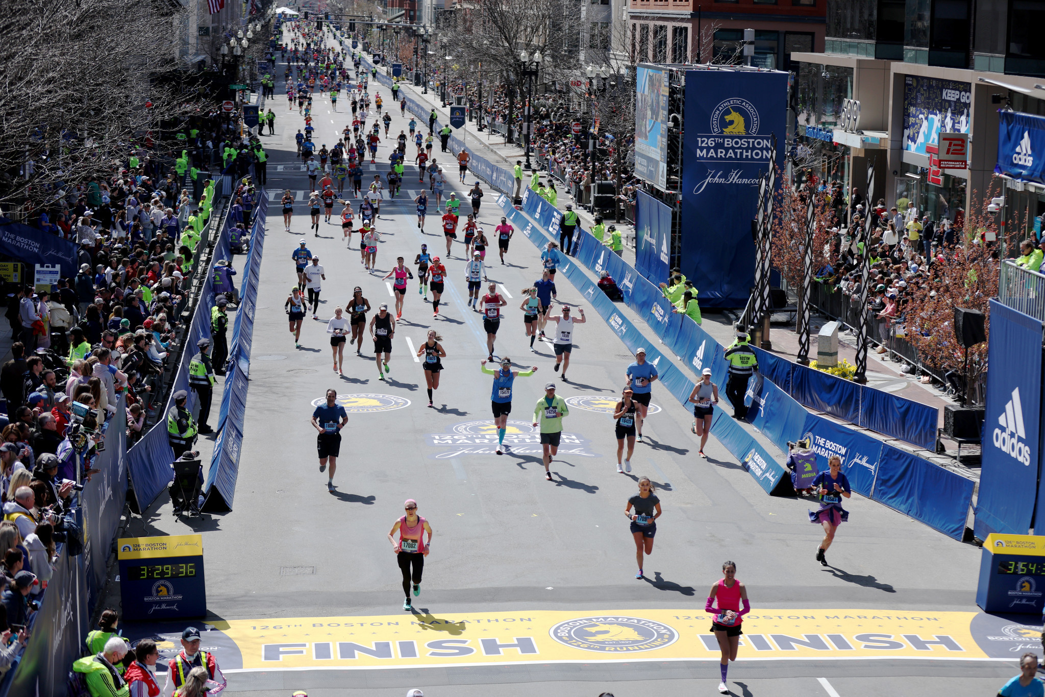 The Boston Marathon is expected to continue its ban on Russian and Belarusian athletes at the 2023 event in response to the invasion of Ukraine ©Getty Images