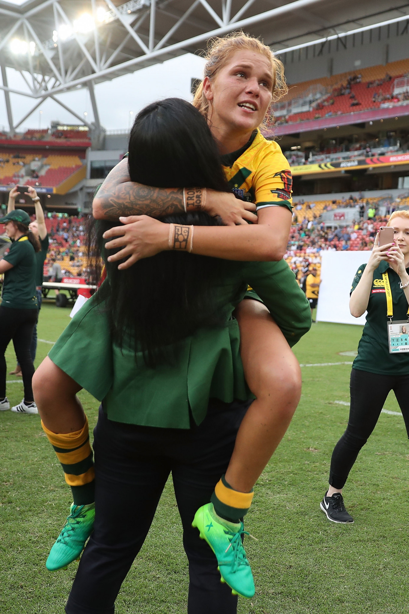 Caitlin Moran helped Australia win the Women's Rugby League World Cup in 2017 ©Getty Images