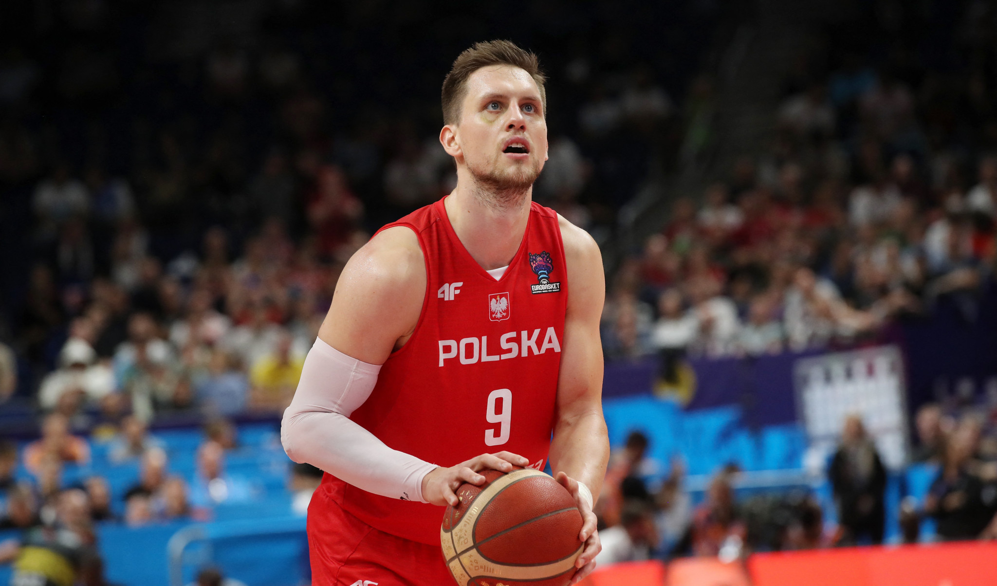 Mateusz Ponitka produced a virtuoso performance to help Poland beat Slovenia in the EuroBasket 2022 quarter-finals ©Getty Images