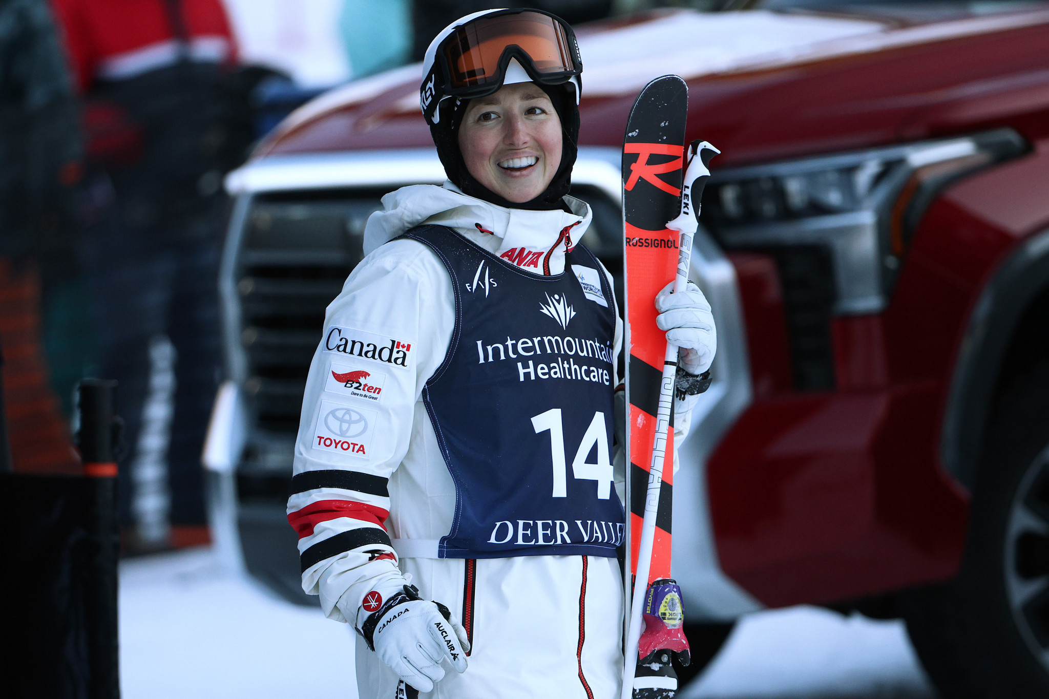 Chloé Dufour-Lapointe has announced her retirement from moguls skiing ©Getty Images