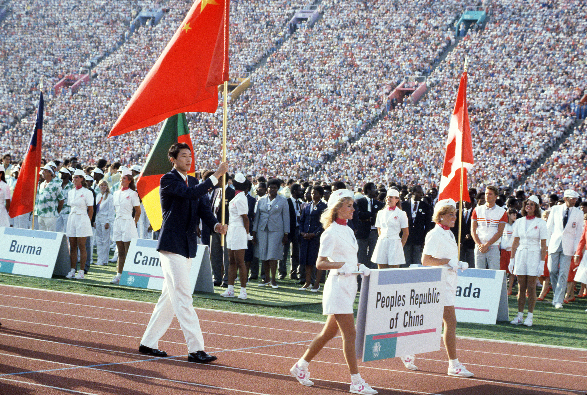 Not until 1984 did both Chinese teams compete at the Olympics  ©Getty Images