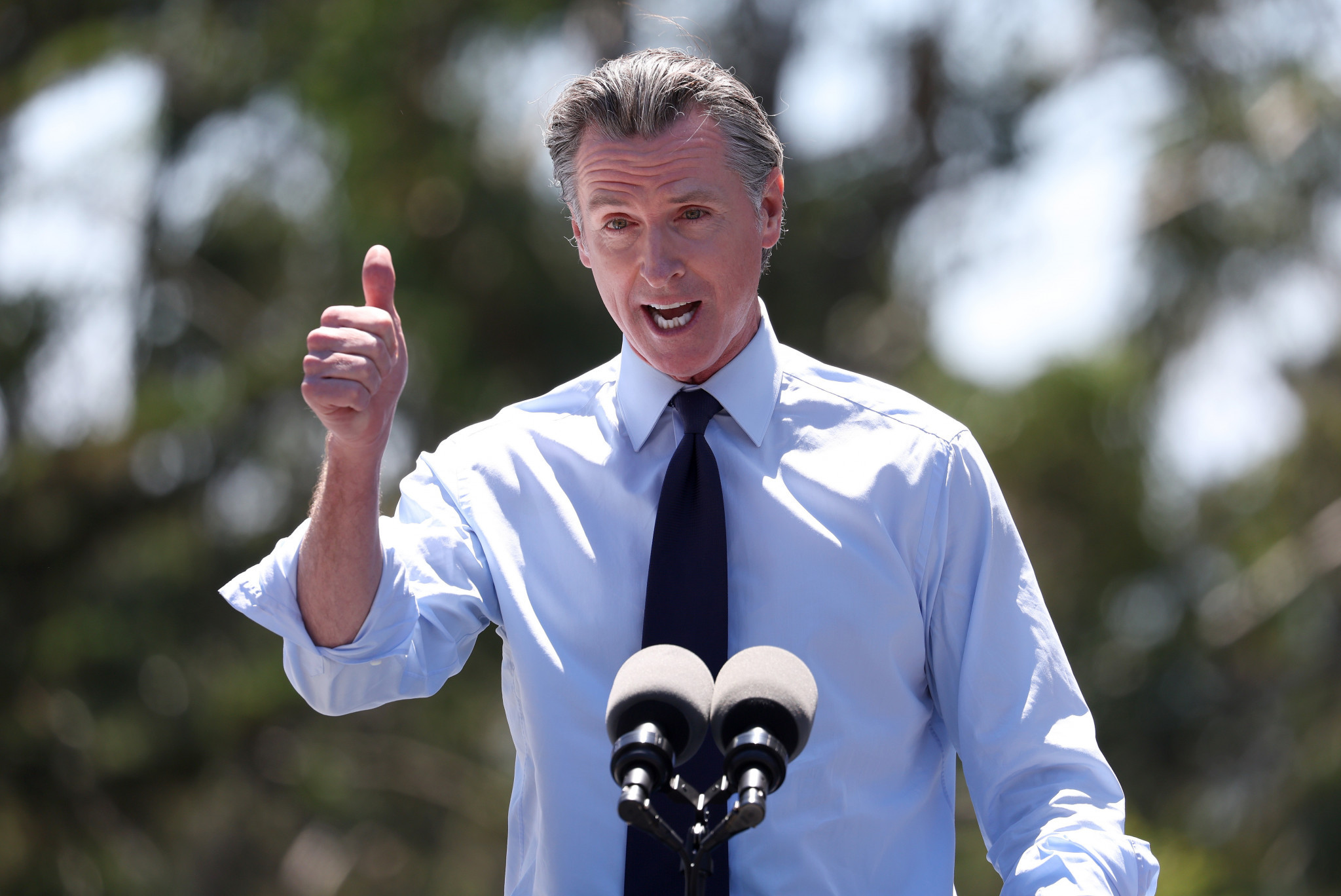 Californian Governor Gavin Newsom has signed a new law to introduce a heat wave ranking system in the American state ©Getty Images