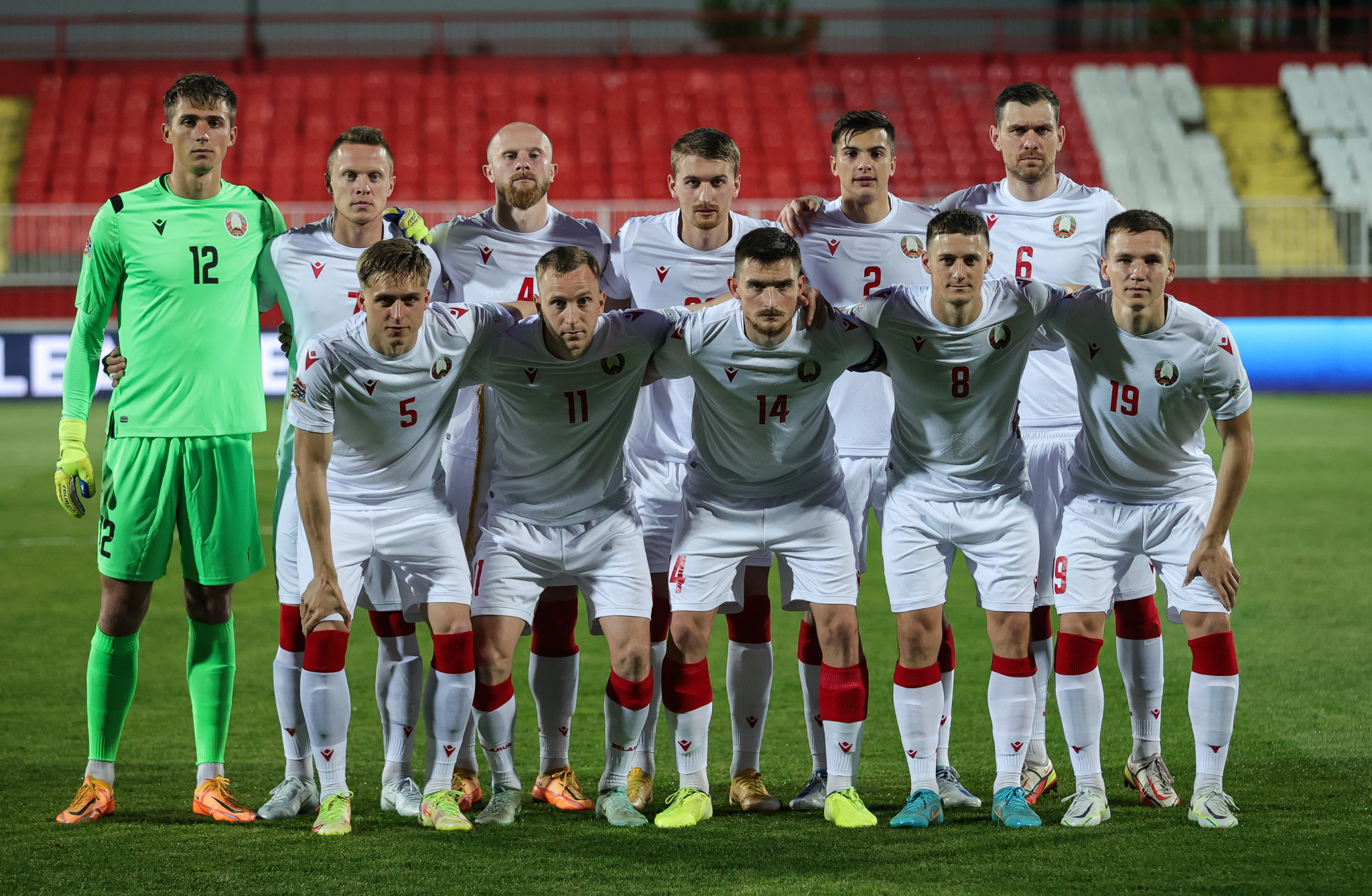 Belarus have been permitted to play matches in UEFA and FIFA competitions ©Getty Images