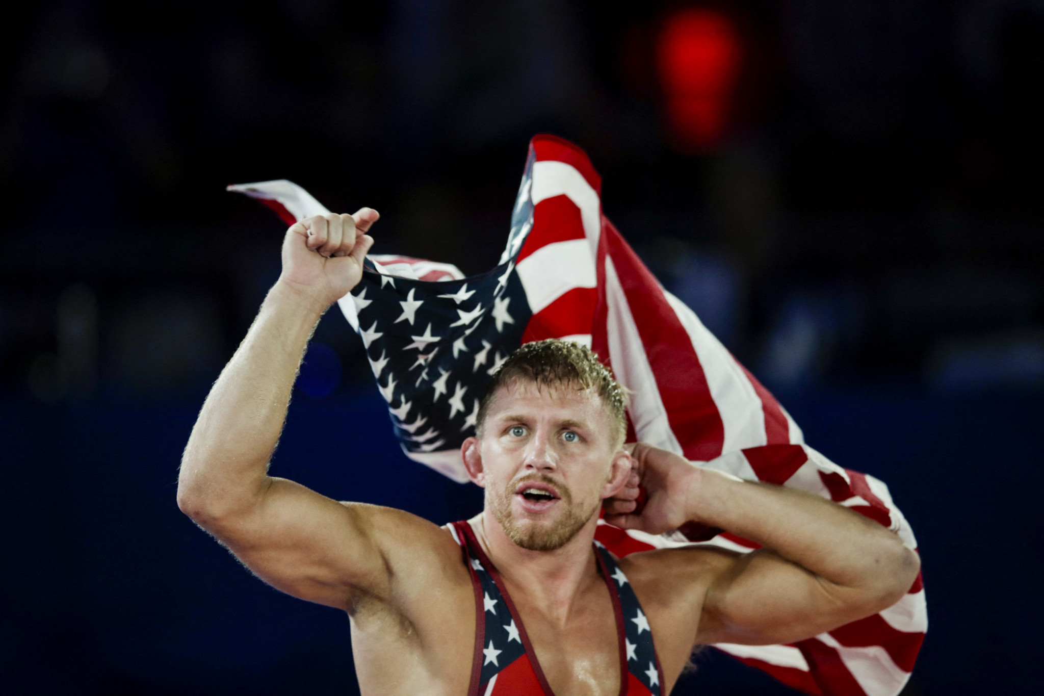 Kyle Dake won a fourth world title in Belgrade ©Getty Images