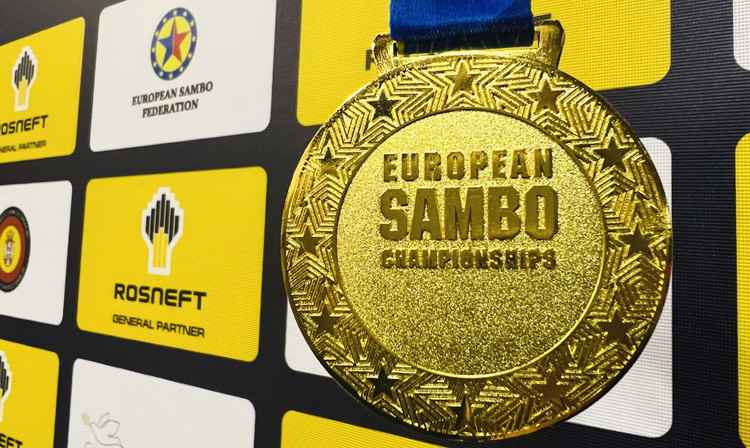 Serbia won their first gold medal of the European Sambo Championships through Stefan Zuparic ©FIAS