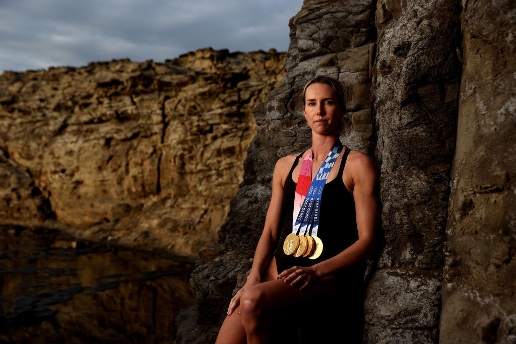 Australian swimmer and local girl Emma McKeon, pictured last year at the Wollongong Rockpool, is looking forward to being a 