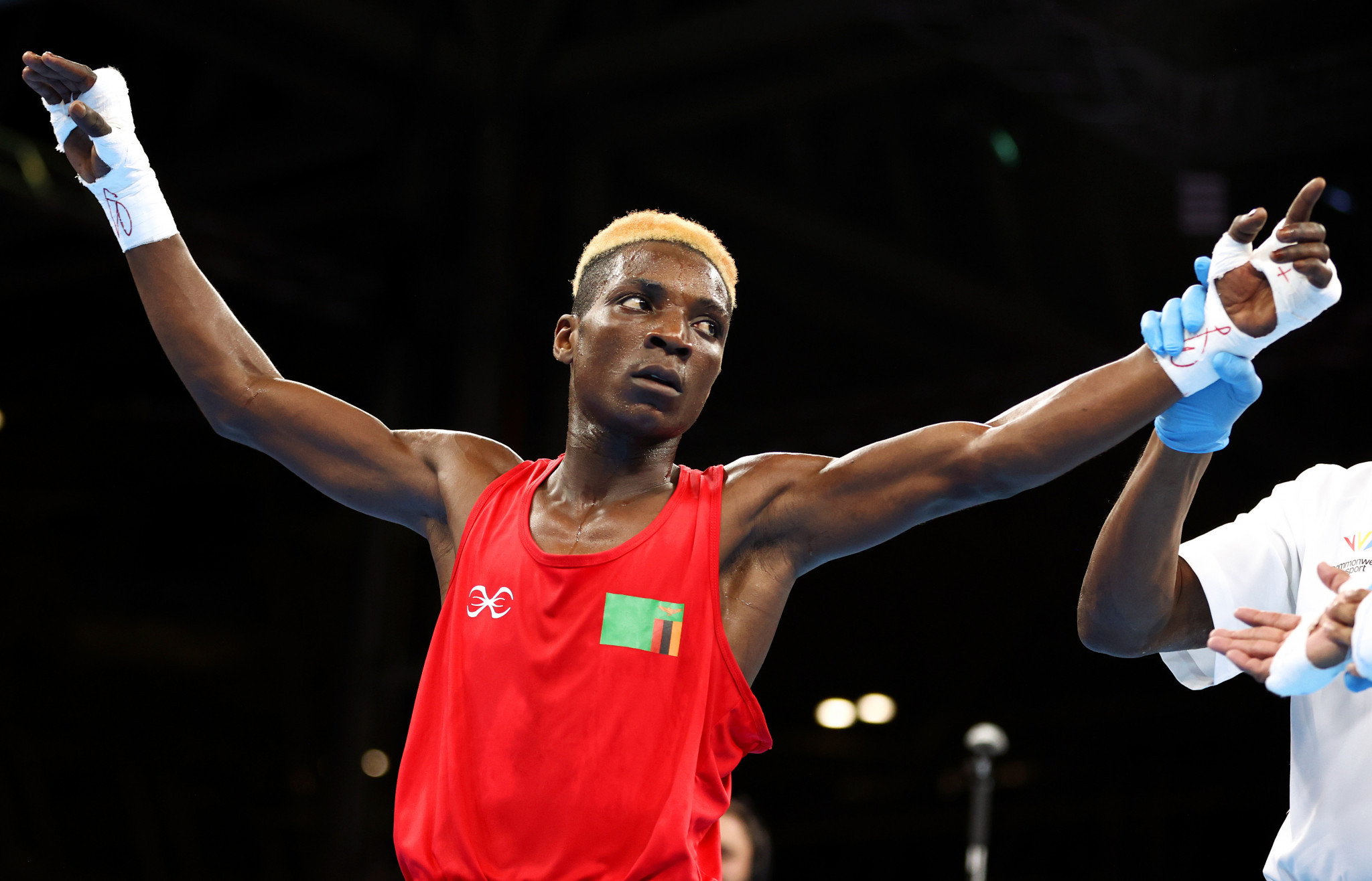 Patrick Chinyemba was one of four Zambian boxers to claim titles ©Getty Images